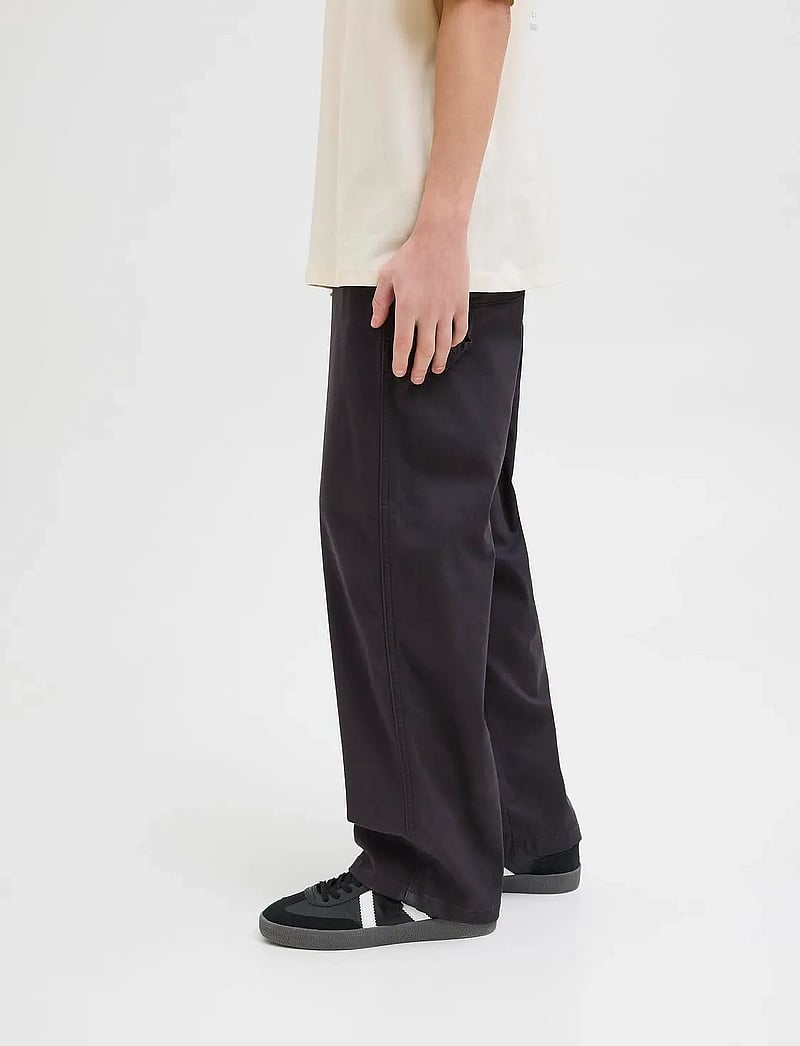 Jack & Jones - JPSTALEX CO JJCARPENTER PANTS NOOS JNR - tavalised teksad - black - 3