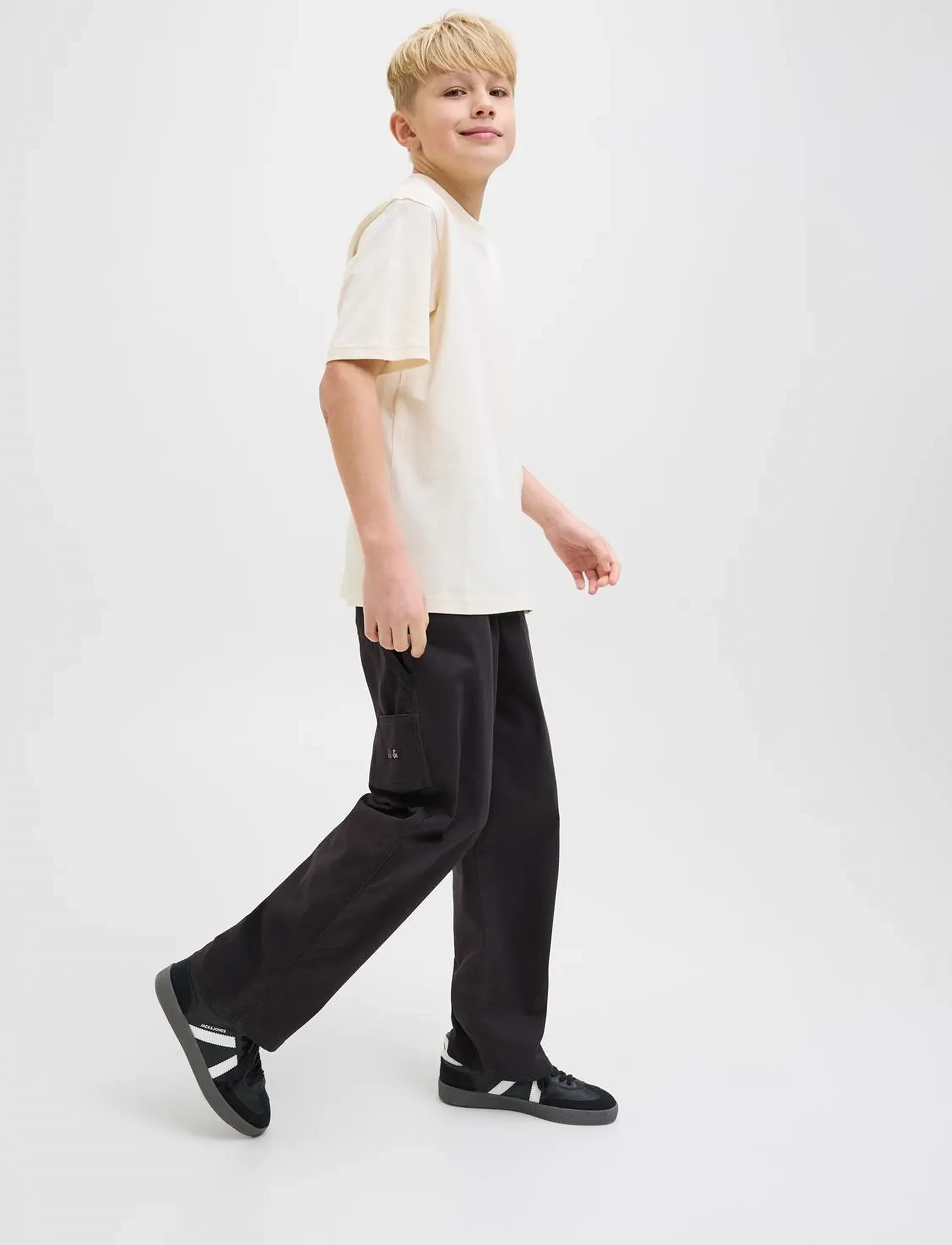 Jack & Jones - JPSTALEX CO JJCARPENTER PANTS NOOS JNR - regular jeans - black - 5