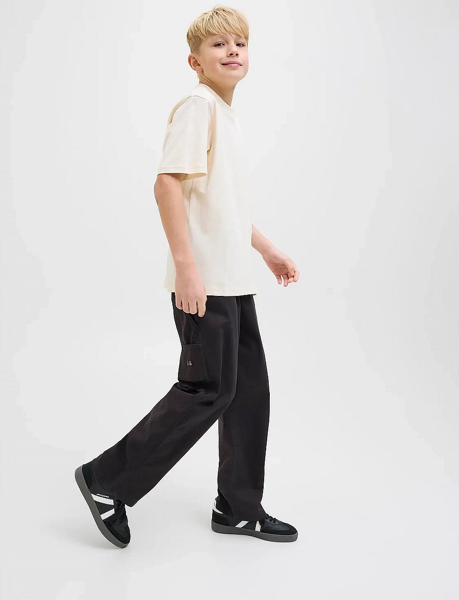 Jack & Jones - JPSTALEX CO JJCARPENTER PANTS NOOS JNR - regular jeans - black - 5