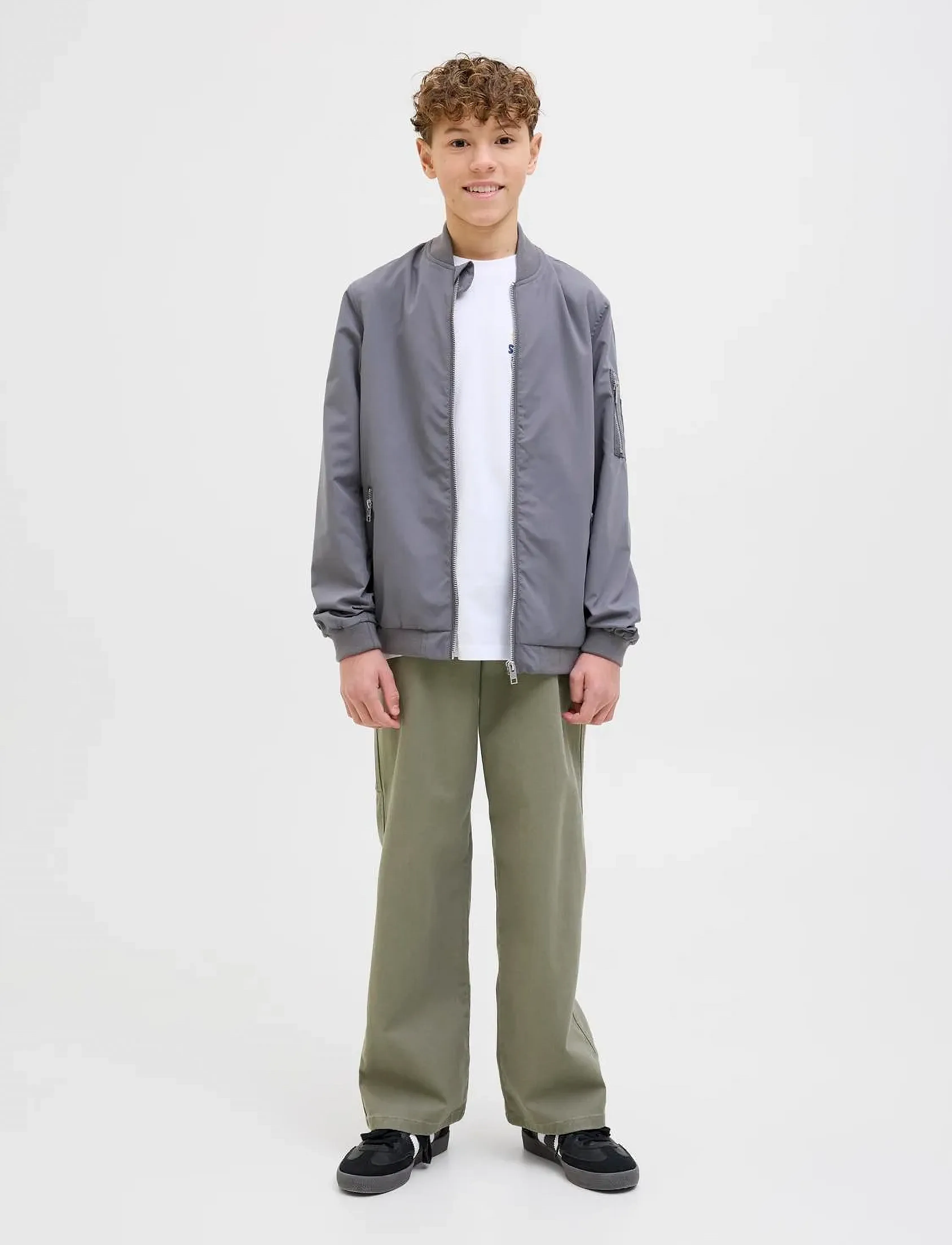 Jack & Jones - JPSTALEX CO JJCARPENTER PANTS NOOS JNR - regular jeans - dusty olive - 3
