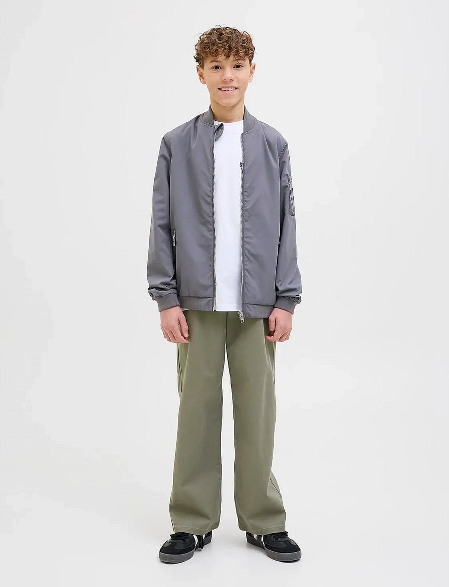 Jack & Jones - JPSTALEX CO JJCARPENTER PANTS NOOS JNR - regular piegriezuma džinsa bikses - dusty olive - 3