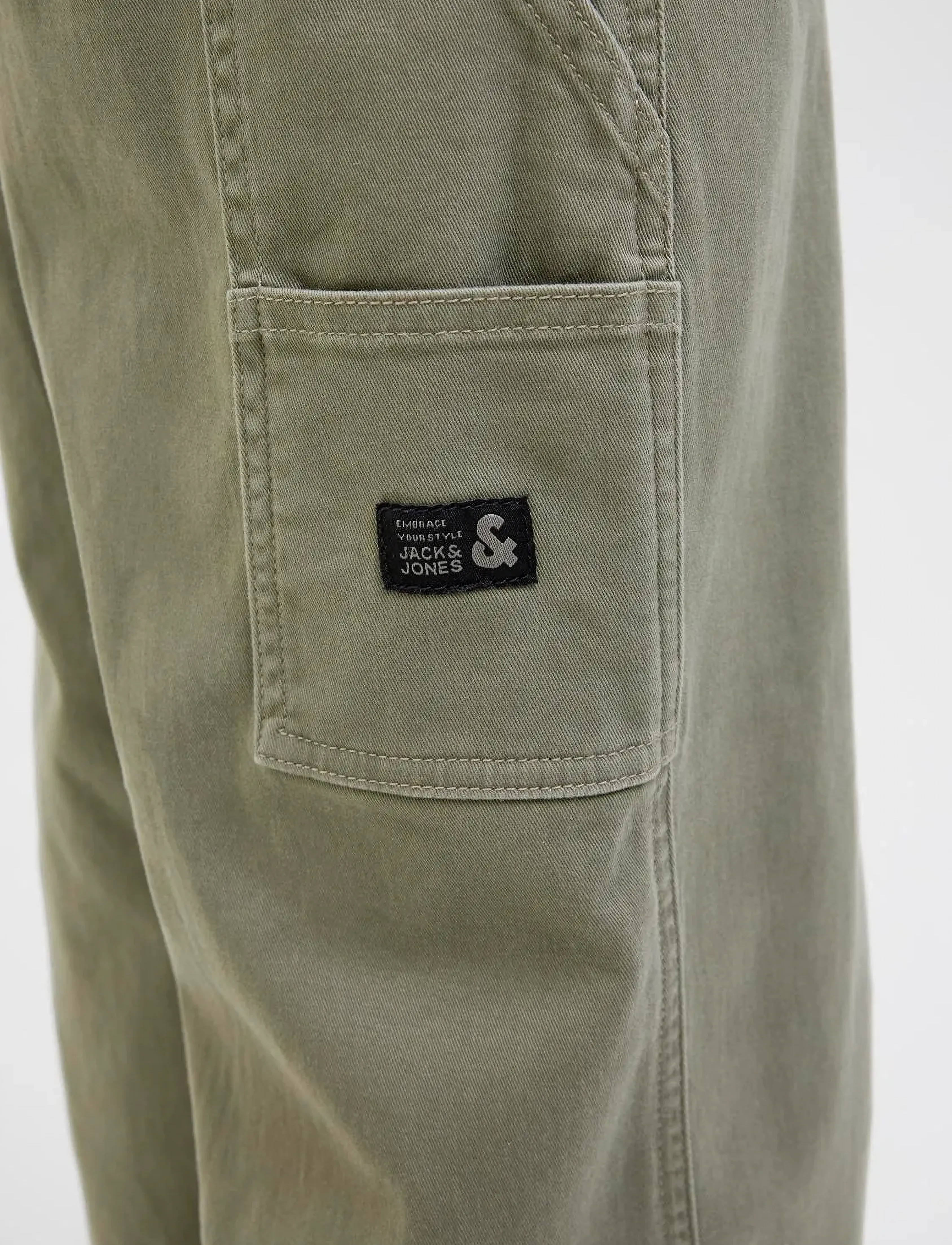 Jack & Jones - JPSTALEX CO JJCARPENTER PANTS NOOS JNR - regular jeans - dusty olive - 5