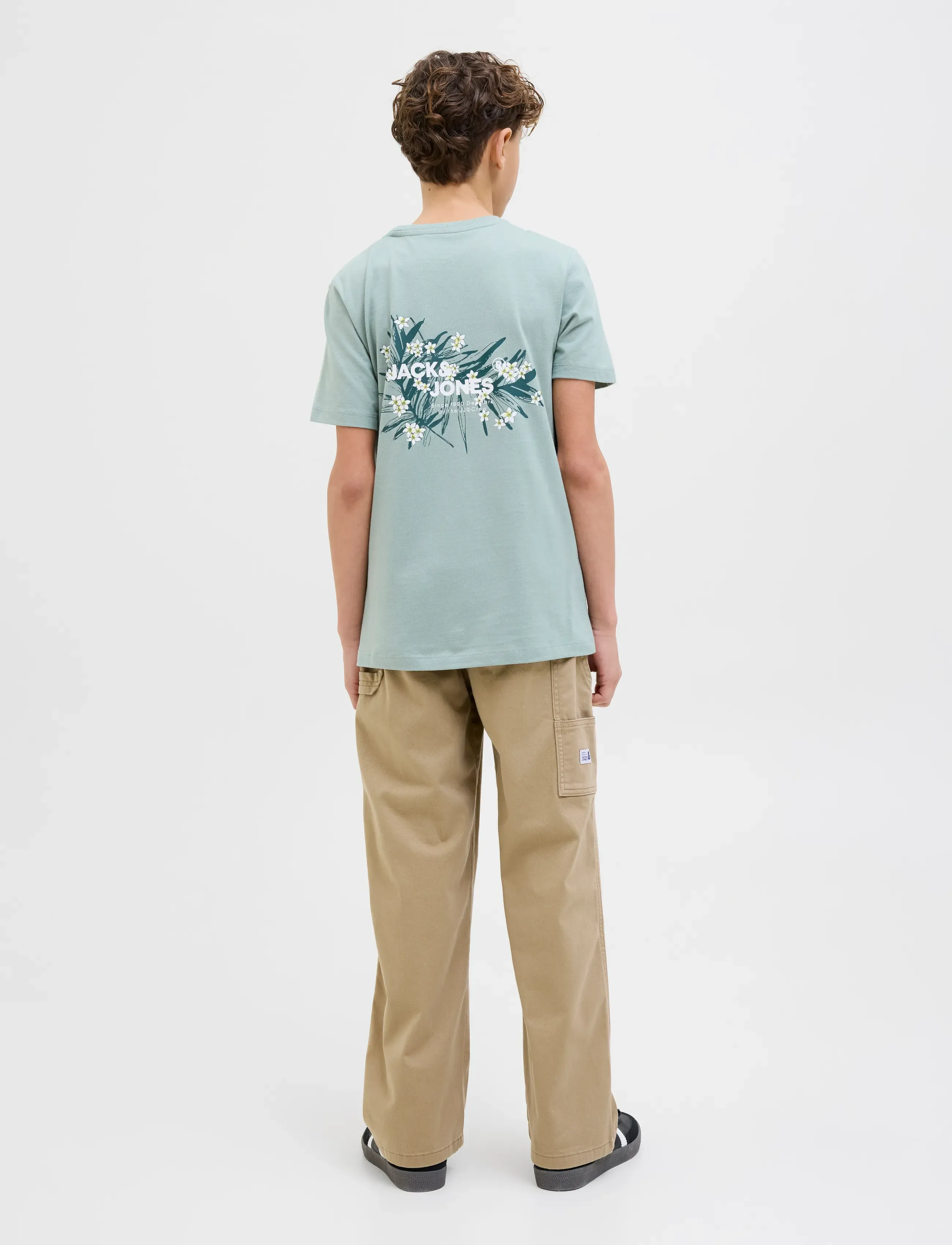 Jack & Jones - JPSTALEX CO JJCARPENTER PANTS NOOS JNR - gallabuxur - elmwood - 3