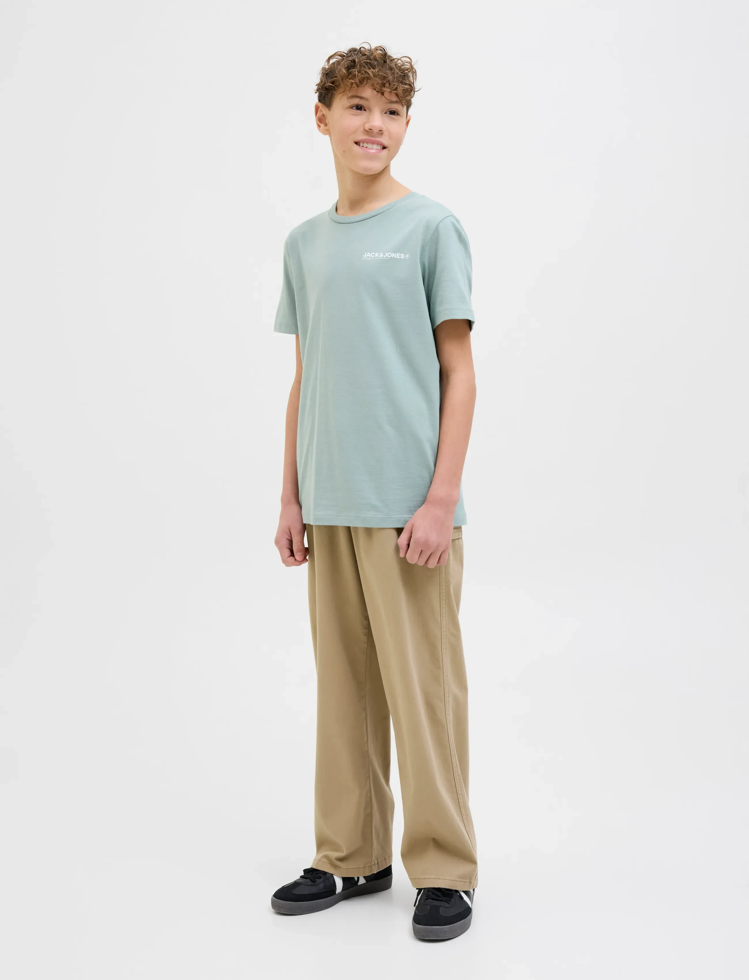 Jack & Jones - JPSTALEX CO JJCARPENTER PANTS NOOS JNR - gallabuxur - elmwood - 4