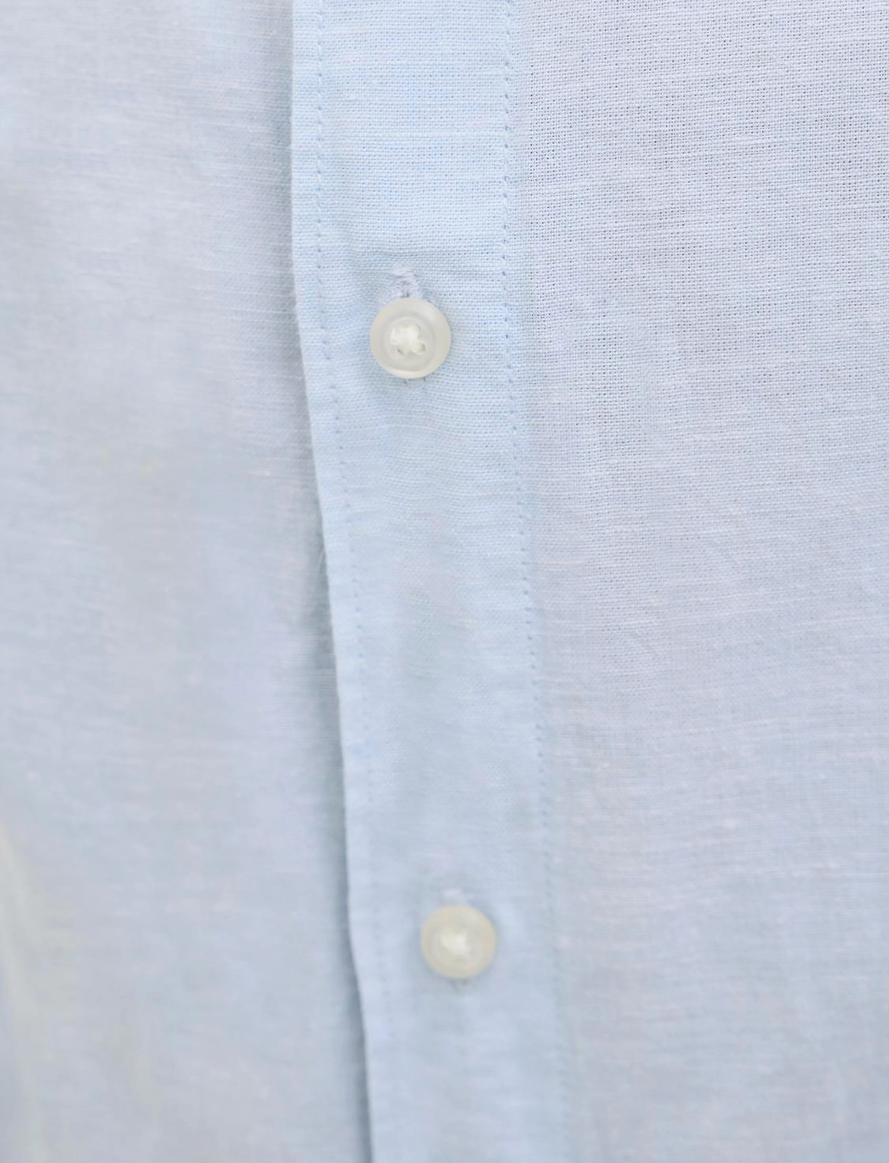 Jack & Jones - JJBREEZE LINEN BLEND SHIRT SS SN JNR - kurzärmlige hemden - chambray blue - 3