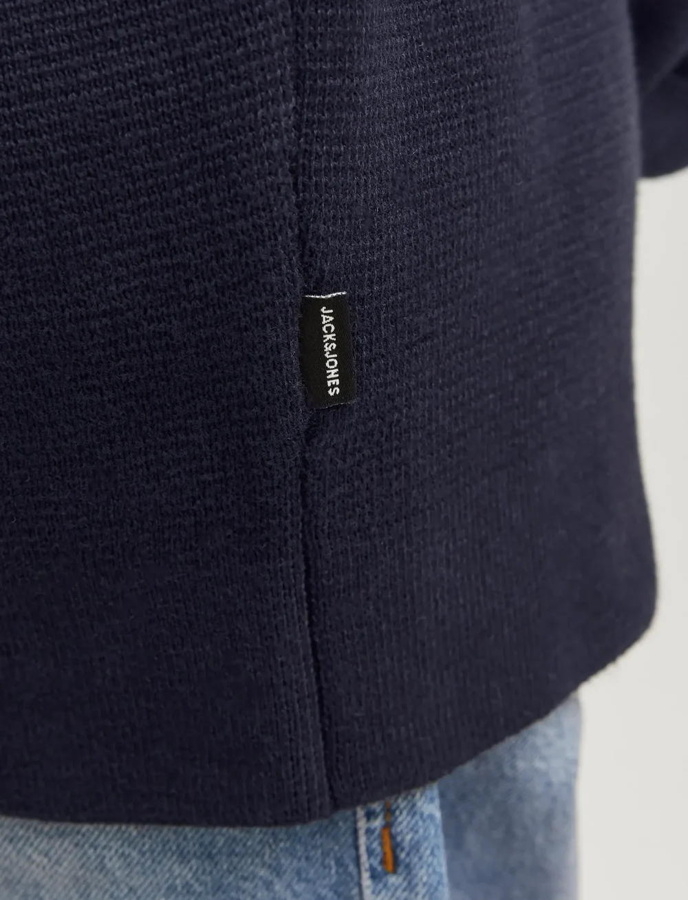 Jack & Jones - JPRBLAMILANO STITCH KNIT HALF ZIP  JNR - pullover - night sky - 4