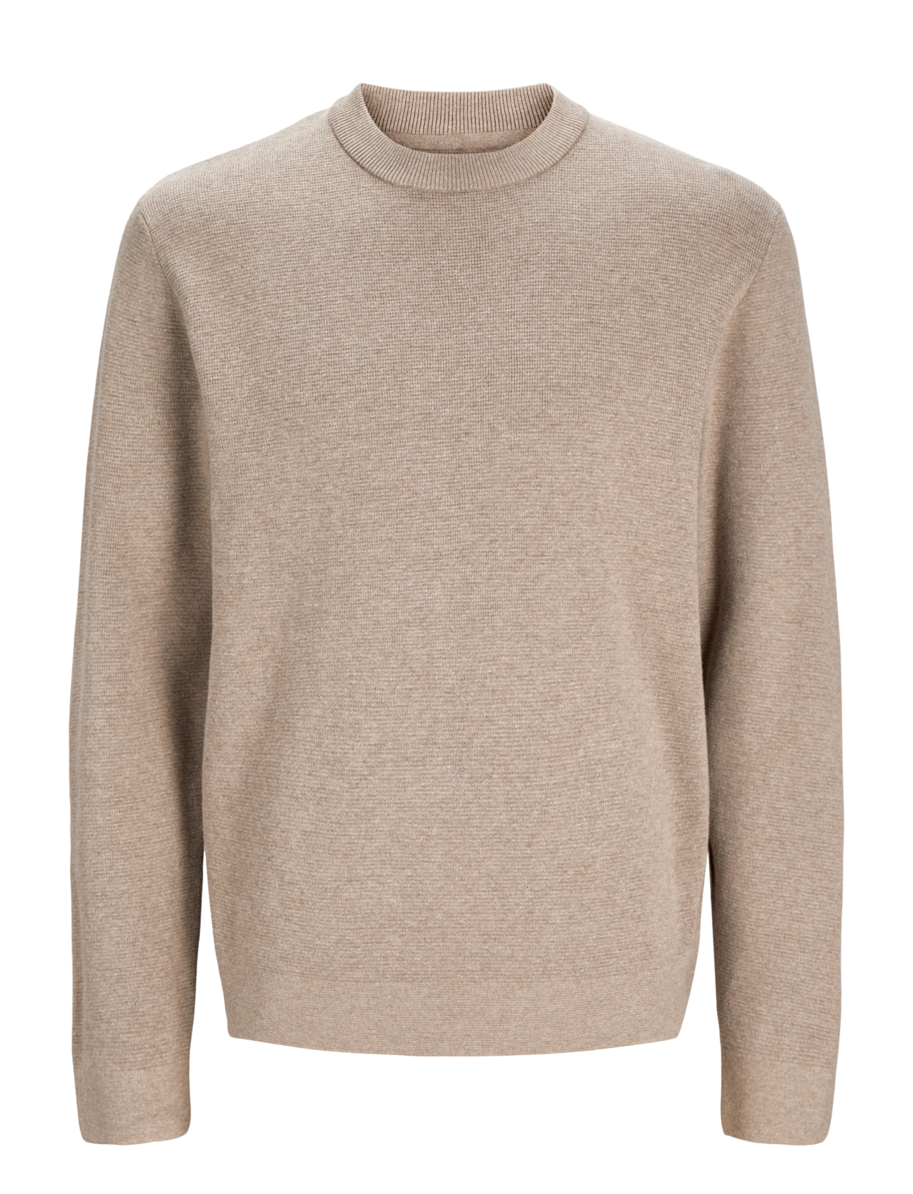 Jack & Jones - JPRBLAMILANO STITCH KNIT CREW NECK JNR - pullover - greige - 1