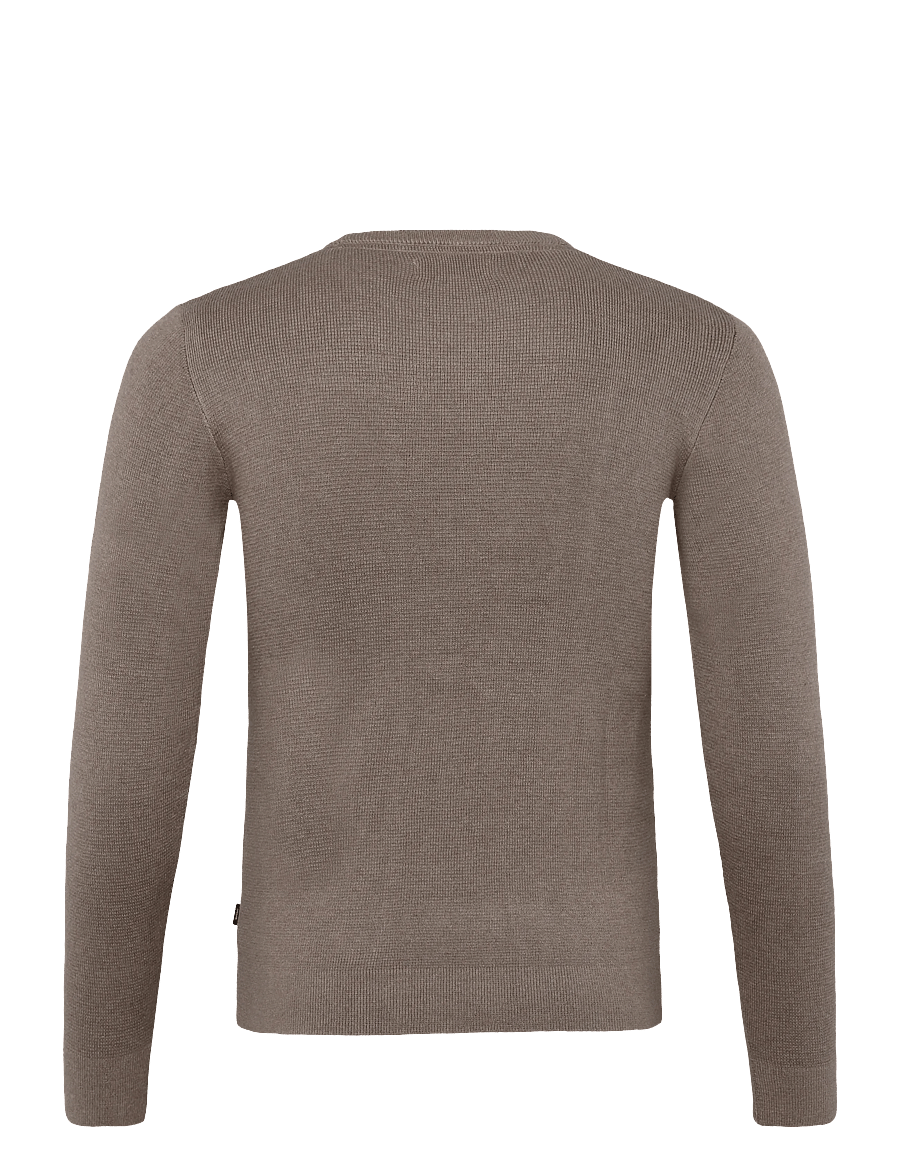 Jack & Jones - JPRBLAMILANO STITCH KNIT CREW NECK JNR - trøjer - greige - 2