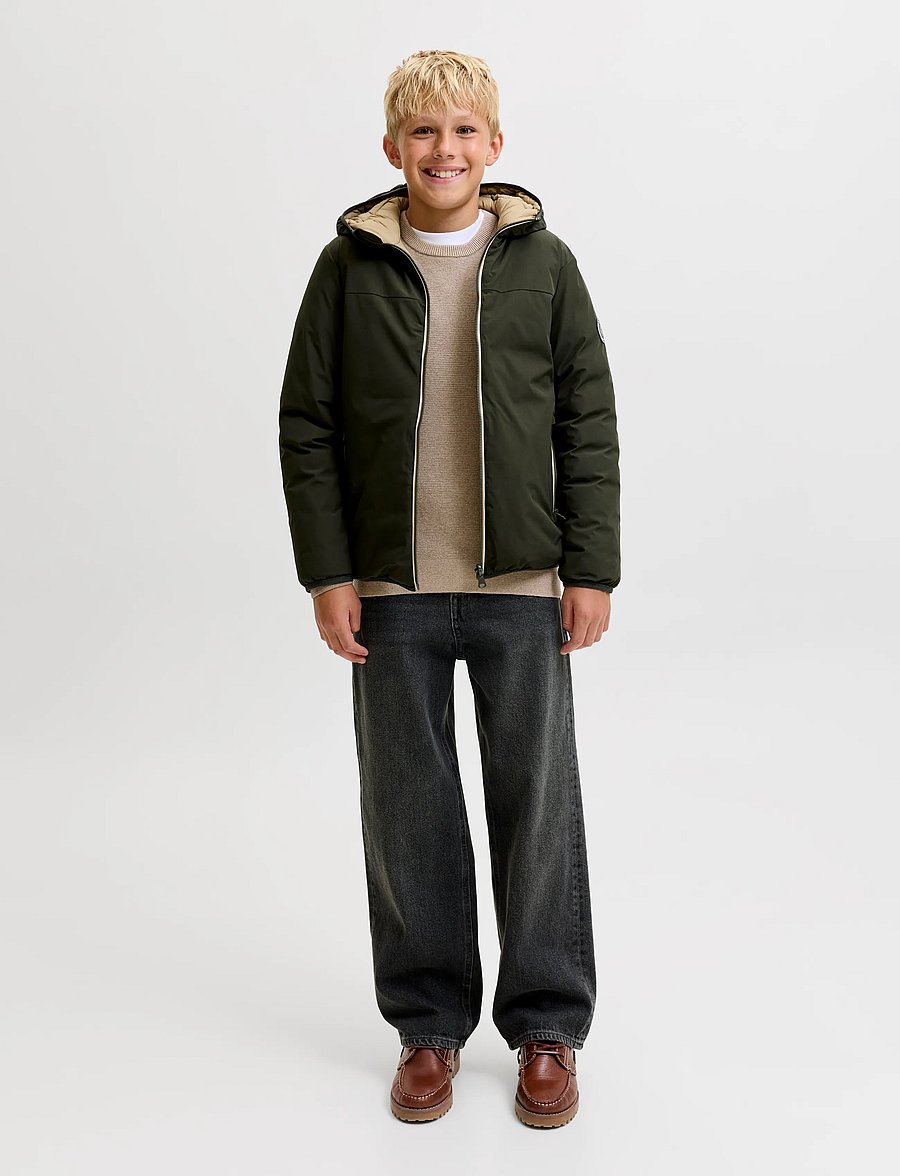 Jack & Jones - JPRBLAMILANO STITCH KNIT CREW NECK JNR - pullover - greige - 3