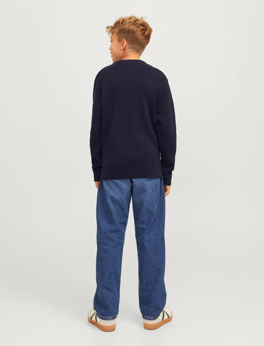 Jack & Jones - JPRBLAMILANO STITCH KNIT CREW NECK JNR - pullover - night sky - 2
