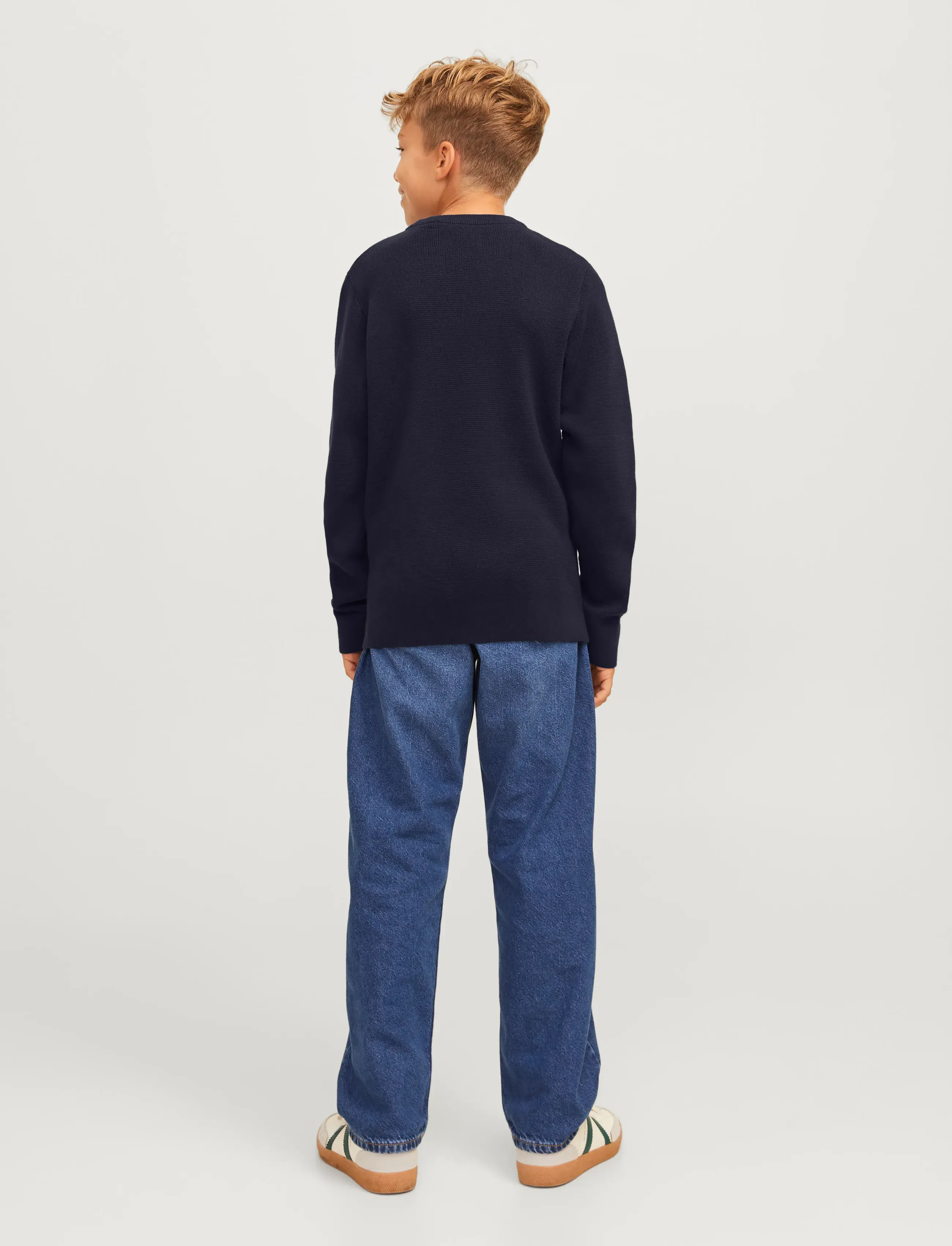 Jack & Jones - JPRBLAMILANO STITCH KNIT CREW NECK JNR - pullover - night sky - 2