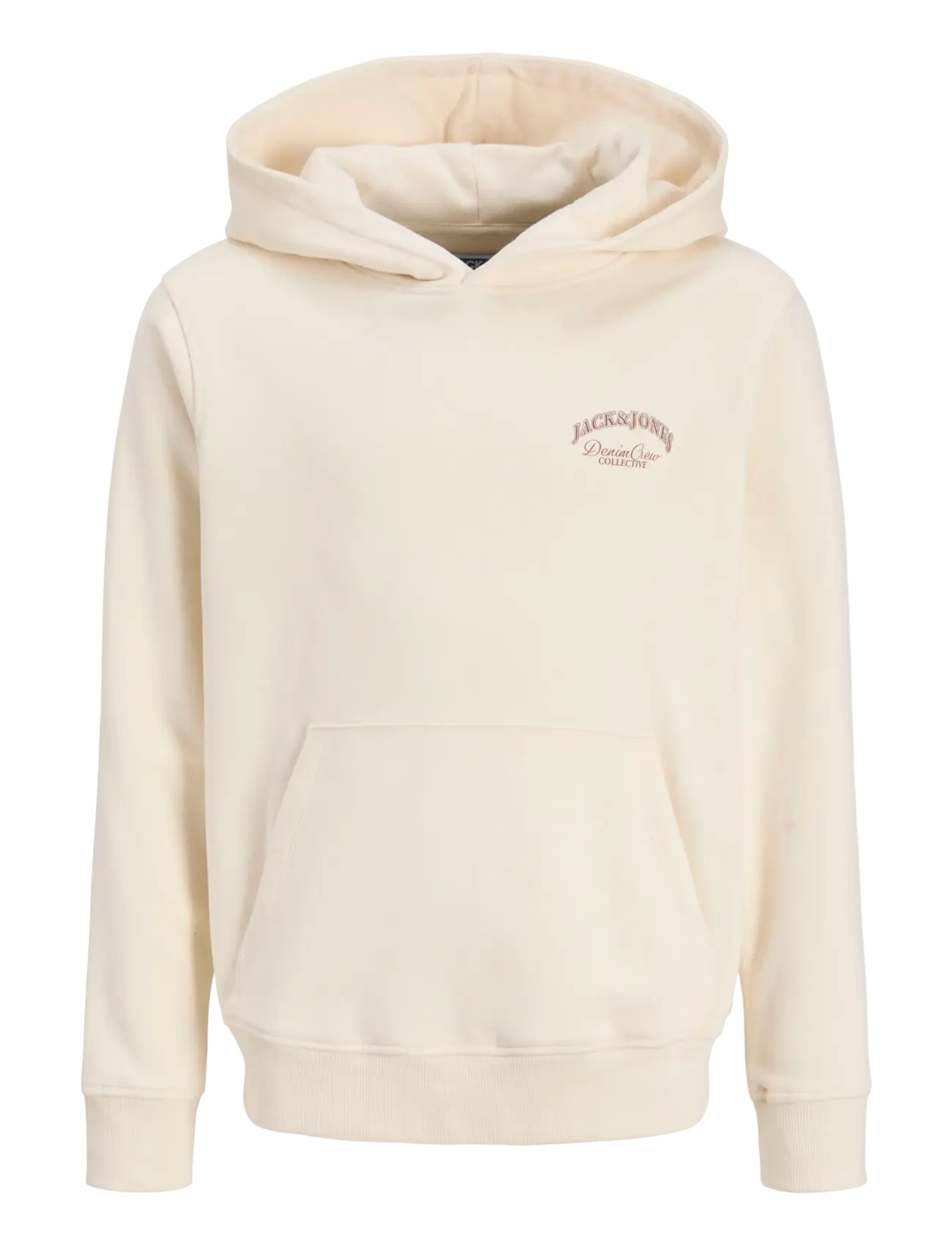 Jack & Jones JJEBRANDES BACKP RELAXED SWEAT H SN JNR - Overdele - ANTIQUE WHITE / cream