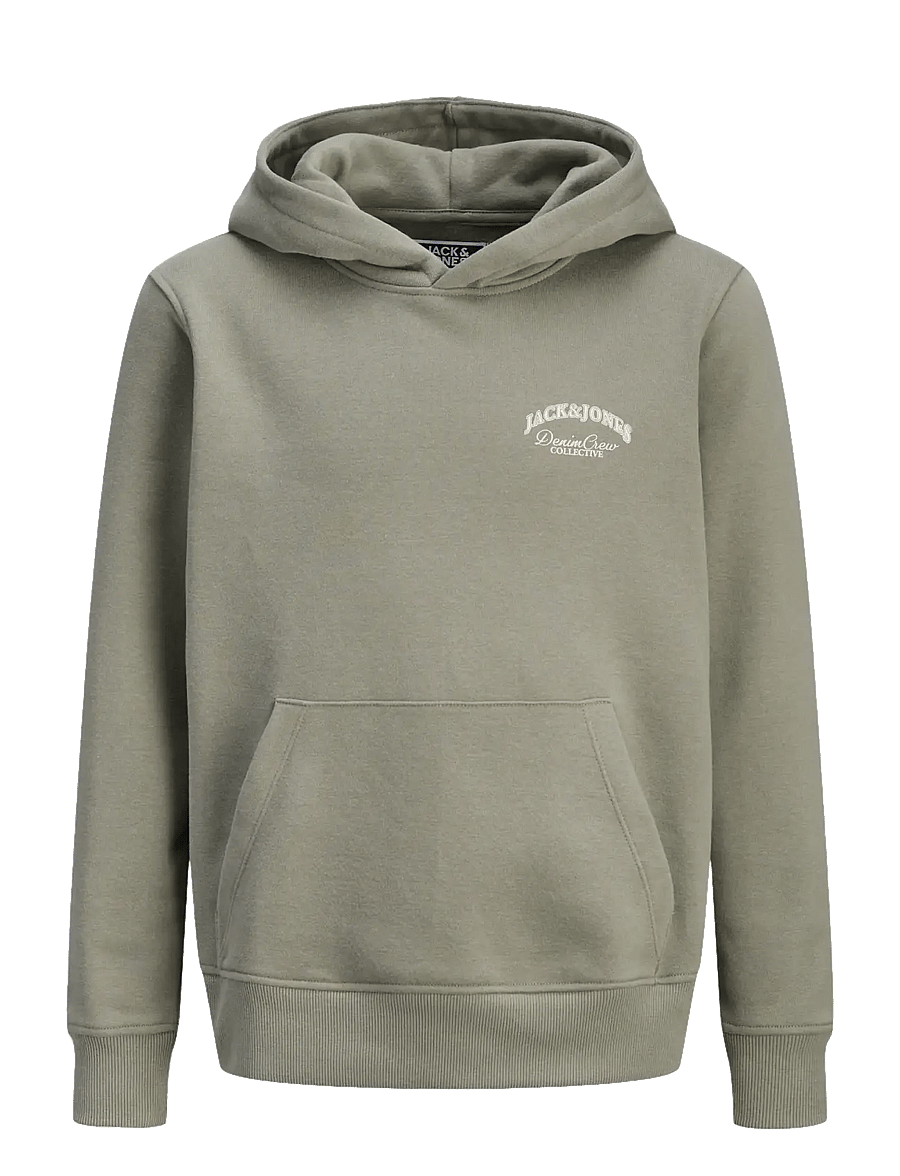 Jack & Jones - JJEBRANDES BACKP RELAXED SWEAT H SN JNR - hættetrøjer - vetiver - 1