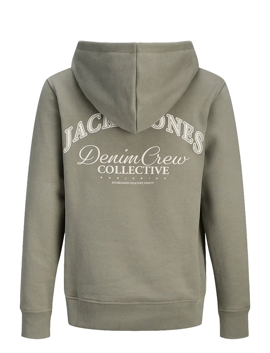 Jack & Jones - JJEBRANDES BACKP RELAXED SWEAT H SN JNR - hættetrøjer - vetiver - 2