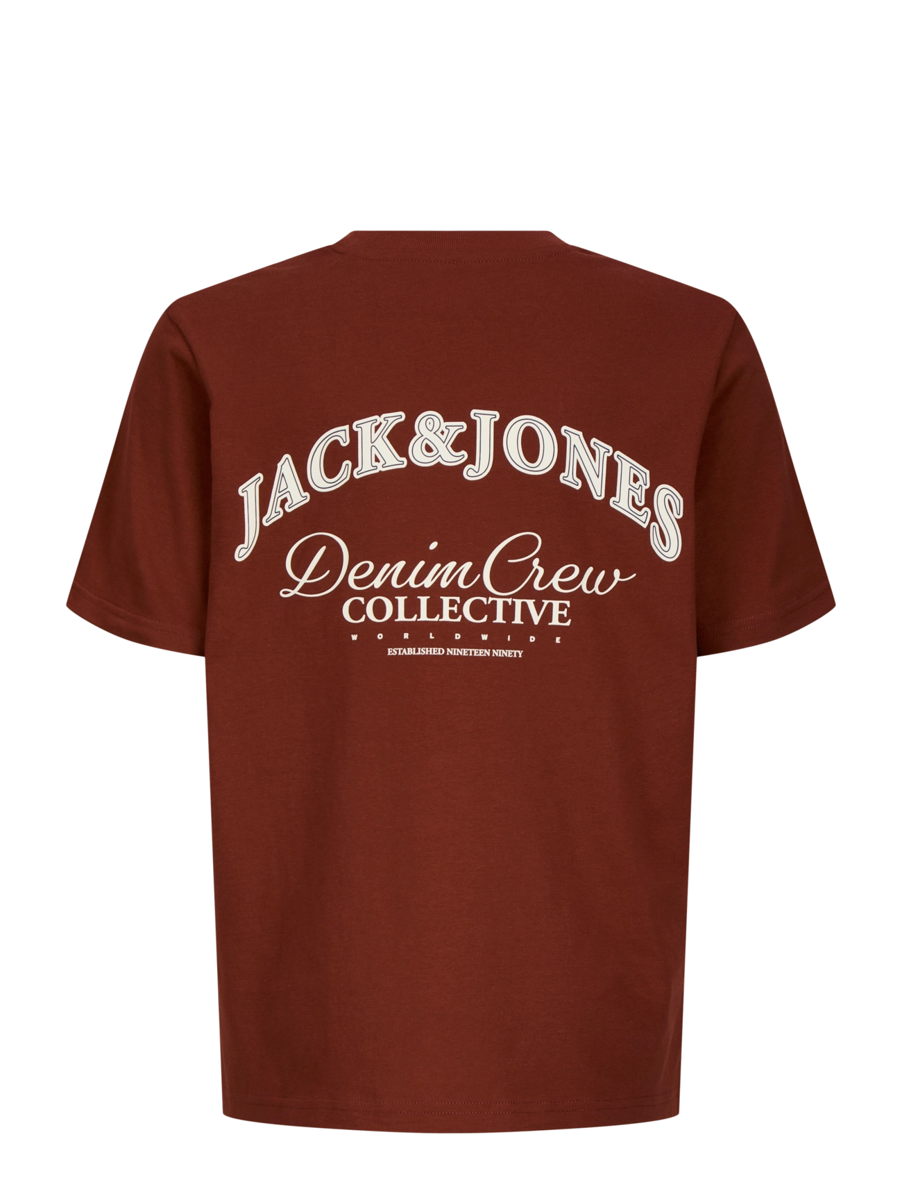 Jack & Jones - JJEBRANDES BACKP RELAXED TEE SS SN JNR - kurzärmelige - fired brick - 2