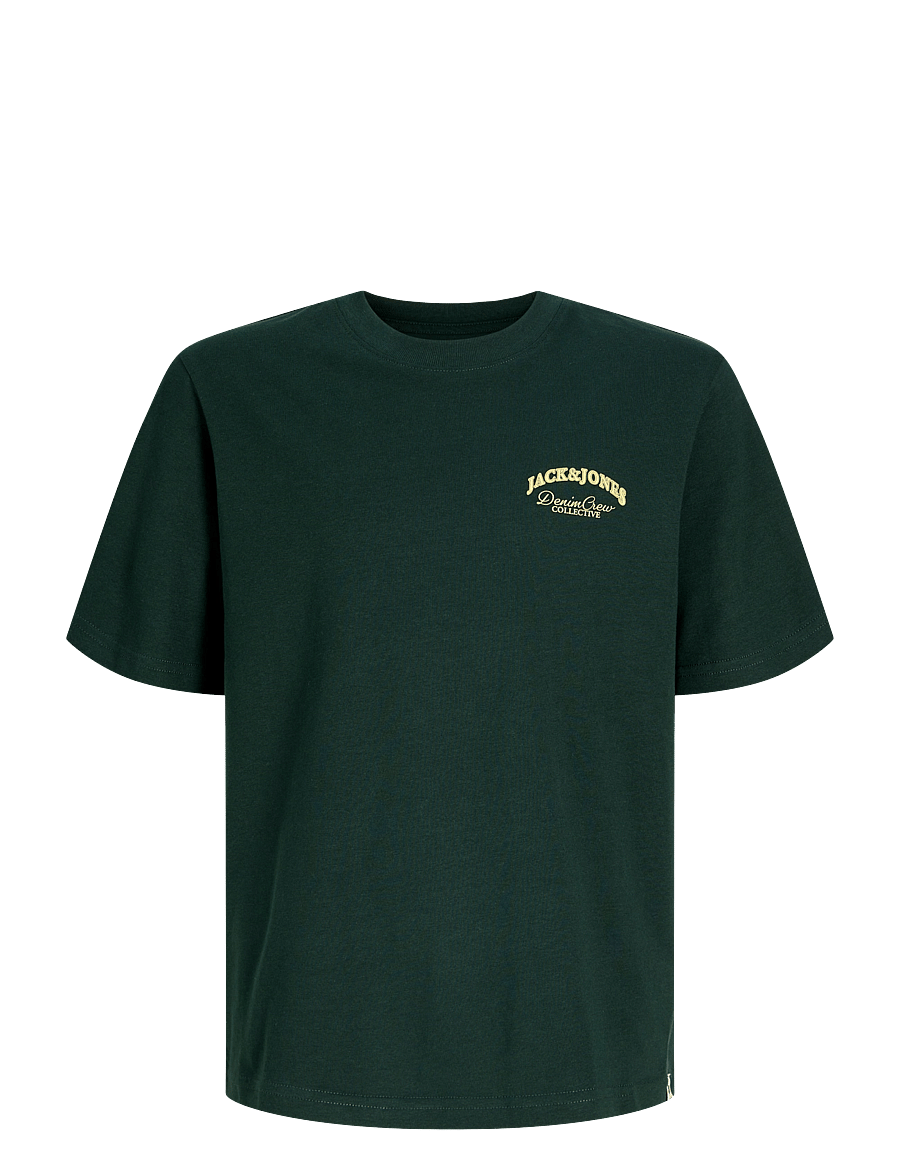 Jack & Jones - JJEBRANDES BACKP RELAXED TEE SS SN JNR - lühikeste varrukatega t-särgid - scarab - 1