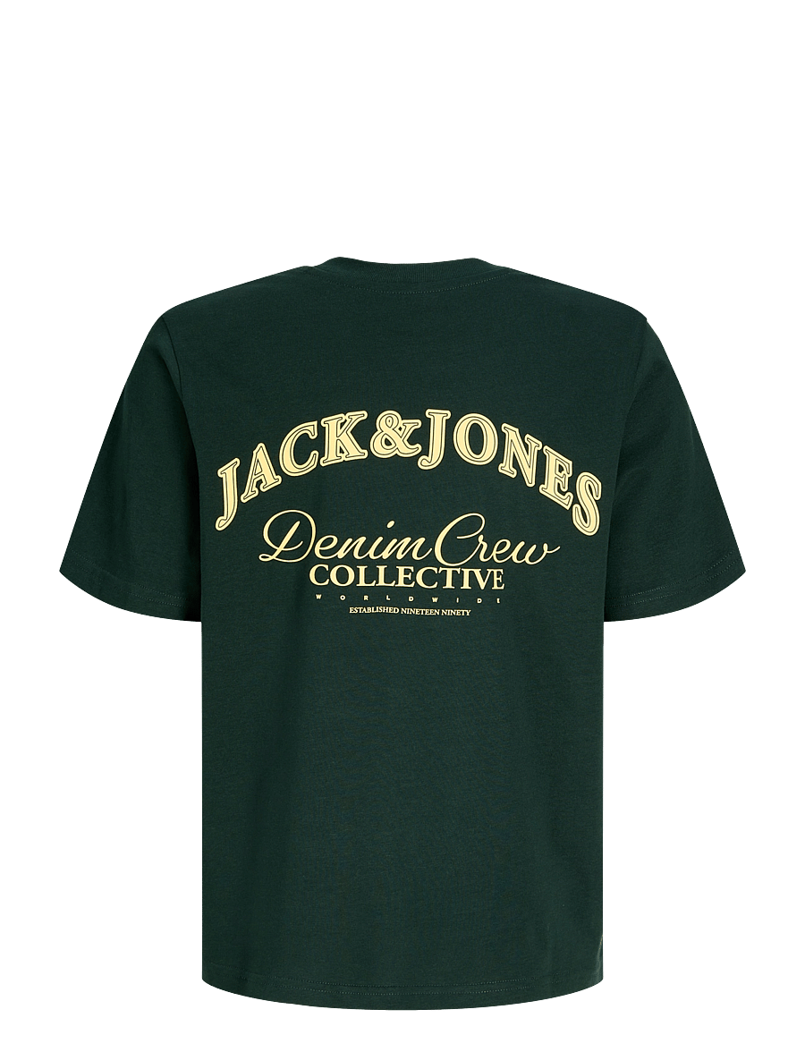 Jack & Jones - JJEBRANDES BACKP RELAXED TEE SS SN JNR - lühikeste varrukatega t-särgid - scarab - 2