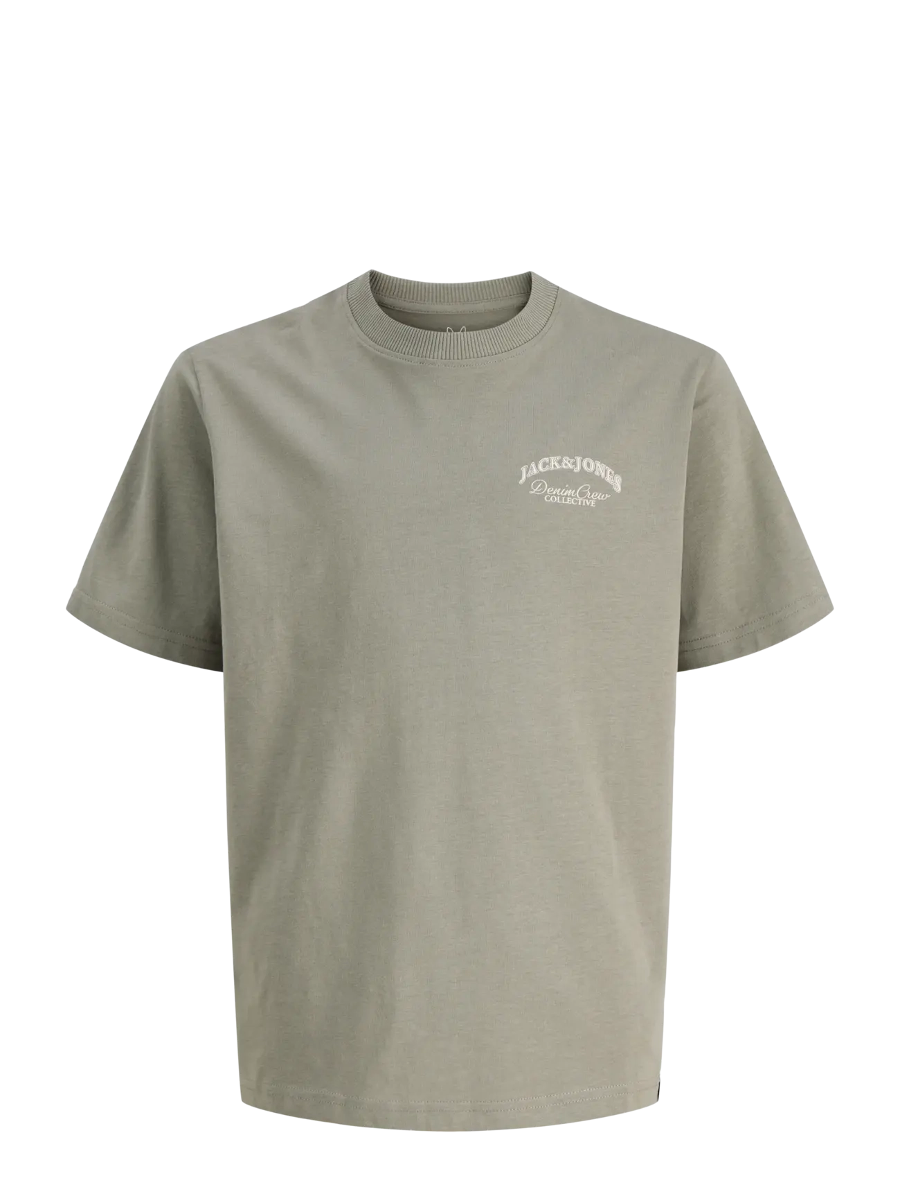 Jack & Jones JJEBRANDES BACKP RELAXED TEE SS SN JNR - Pakkumised - VETIVER / khaki/green