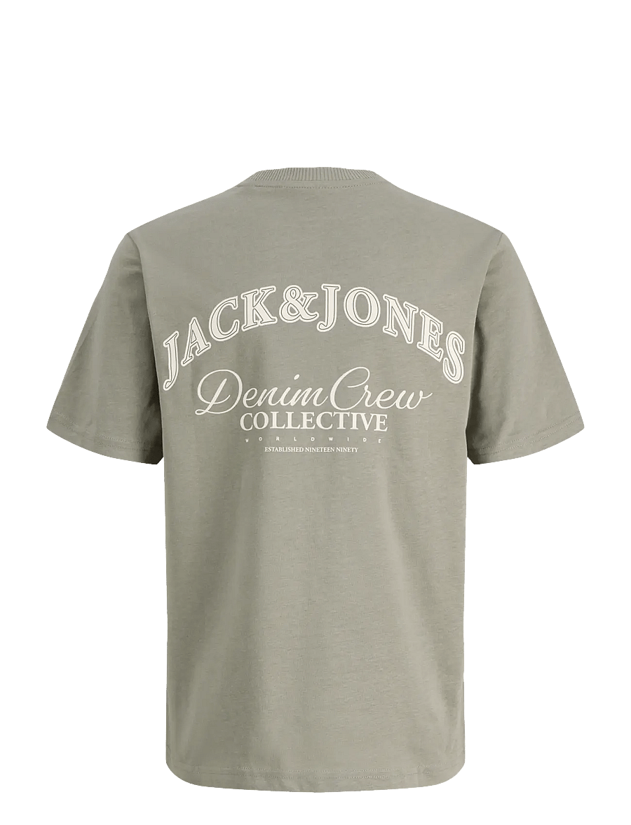 Jack & Jones - JJEBRANDES BACKP RELAXED TEE SS SN JNR - korte mouwen - vetiver - 2