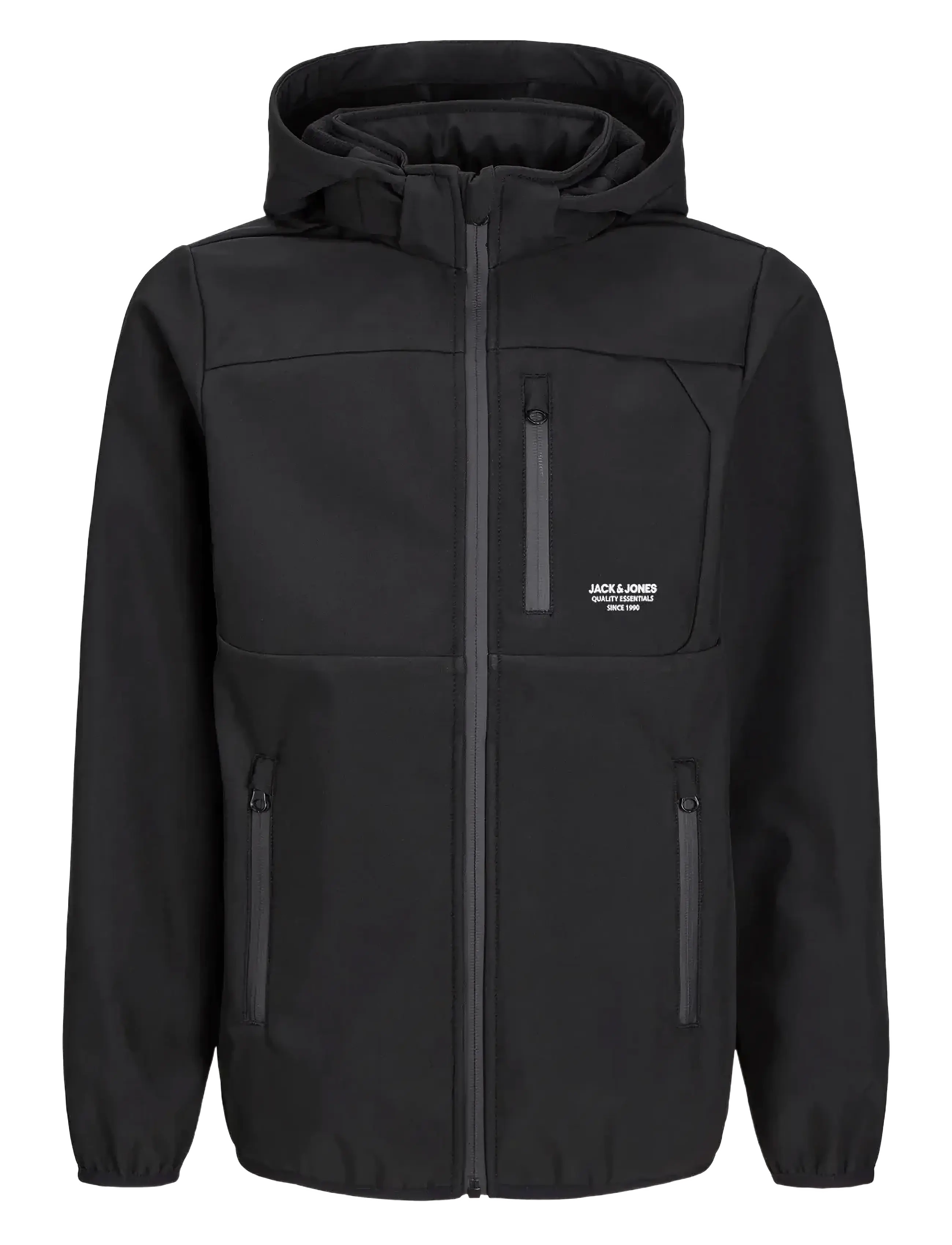 JACK & JONES Jjetheo Softshell Jacke Noos Jnr Schwarz - 140 - Kinder