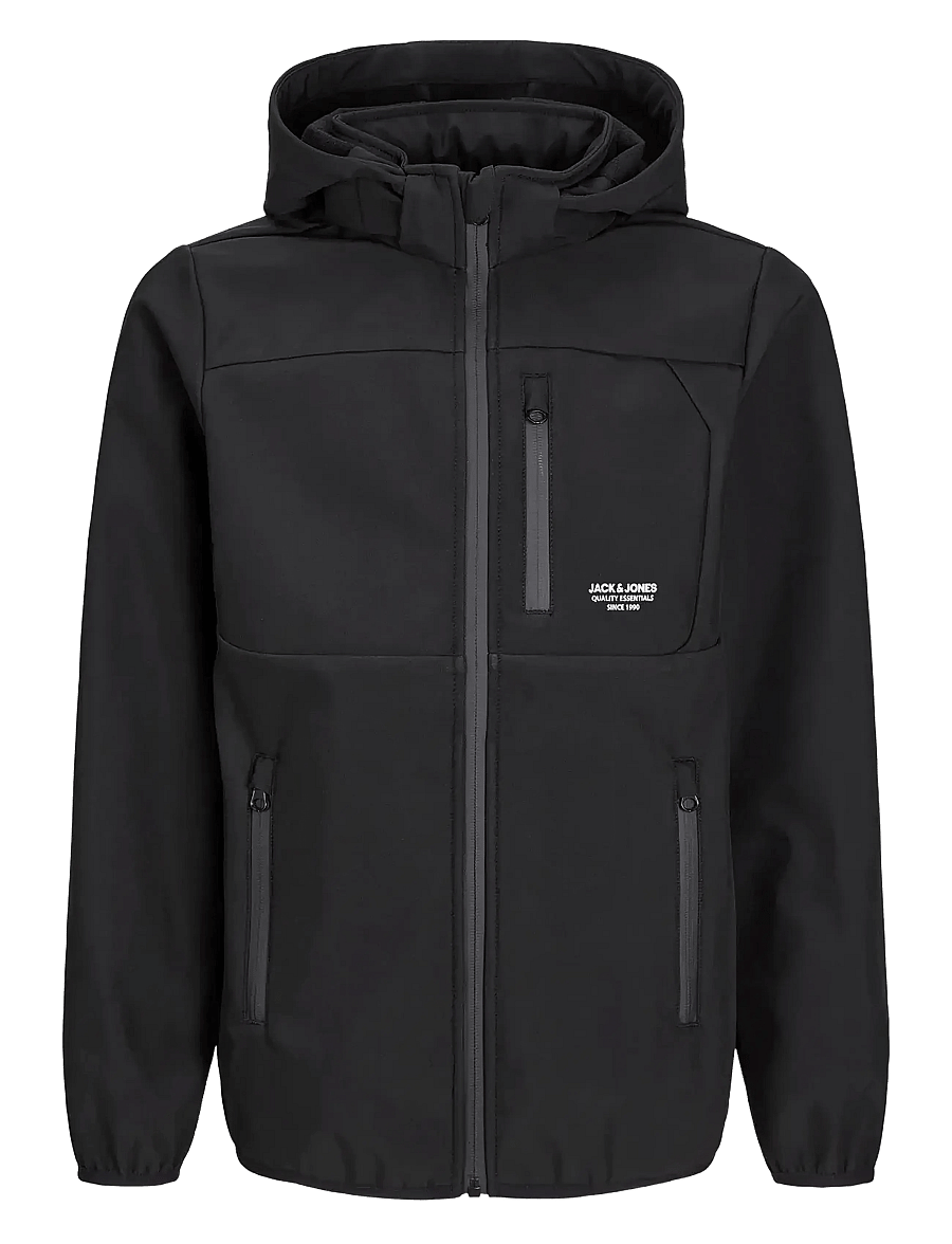 Jack & Jones - JJETHEO SOFTSHELL JACKET NOOS JNR - tepitud joped - black - 1
