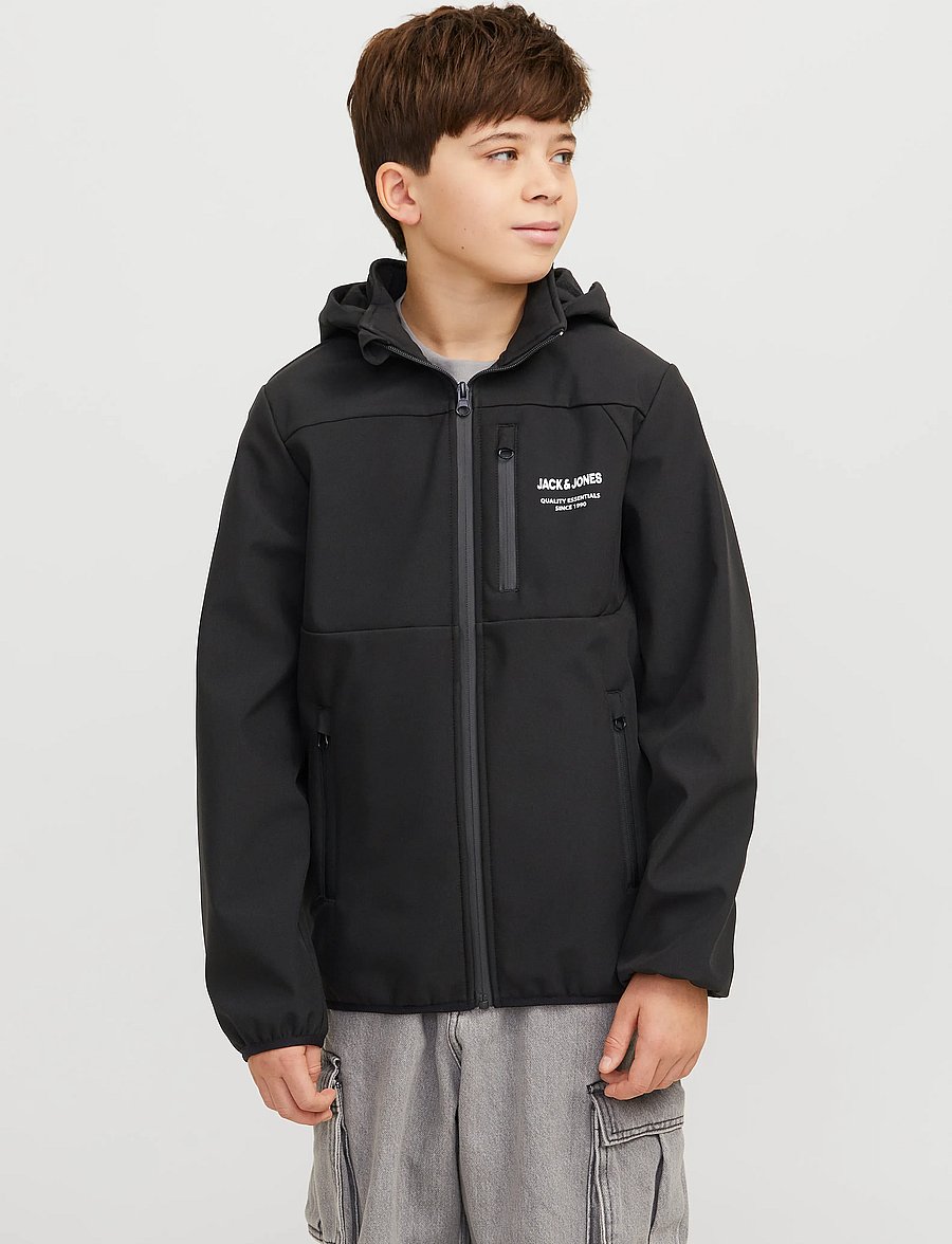 Jack & Jones - JJETHEO SOFTSHELL JACKET NOOS JNR - tepitud joped - black - 0