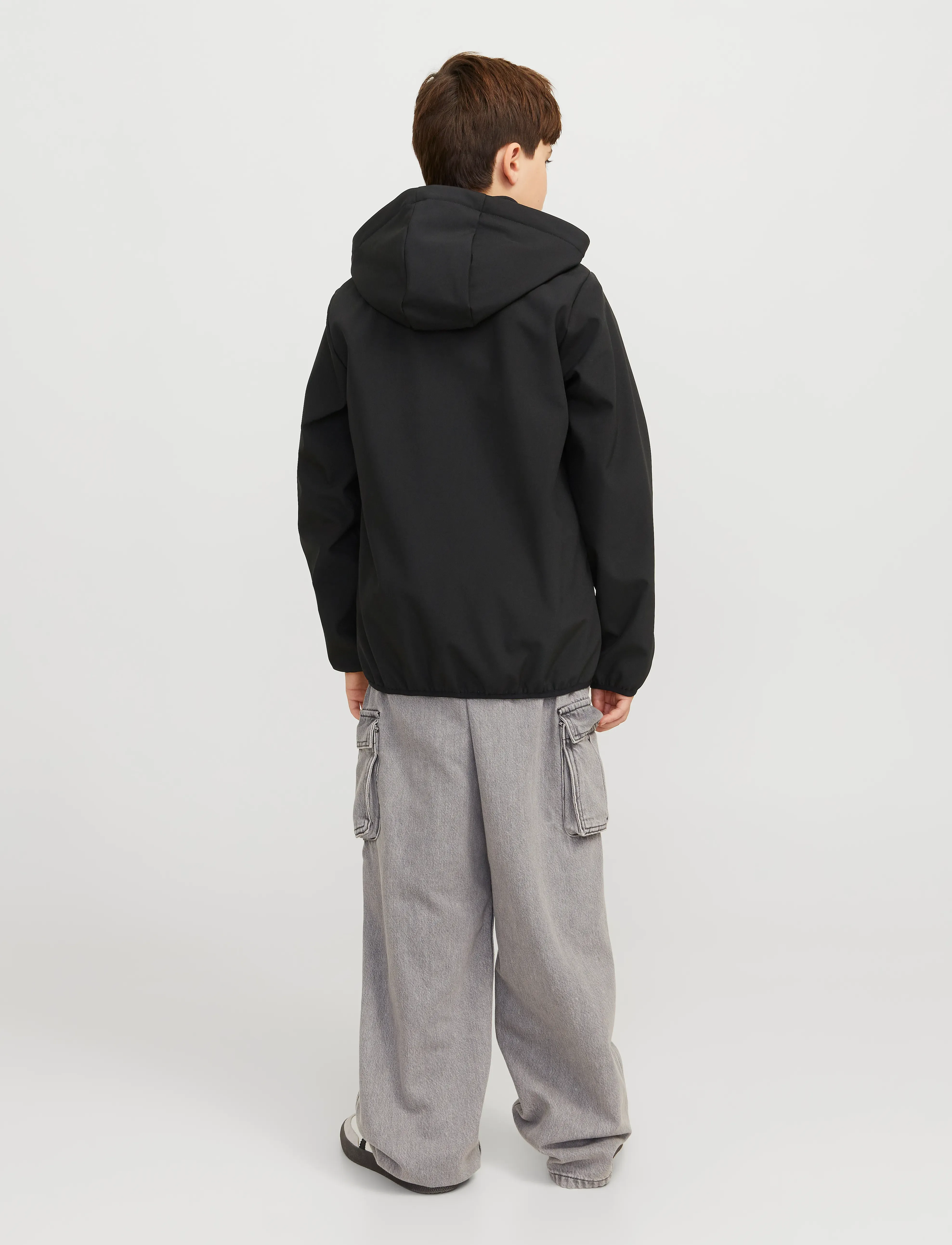Jack & Jones - JJETHEO SOFTSHELL JACKET NOOS JNR - sügisjakid - black - 2