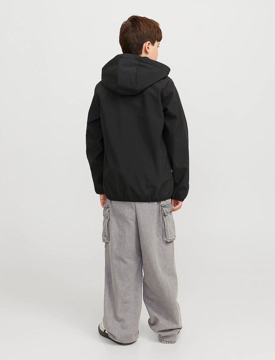 Jack & Jones - JJETHEO SOFTSHELL JACKET NOOS JNR - tepitud joped - black - 2