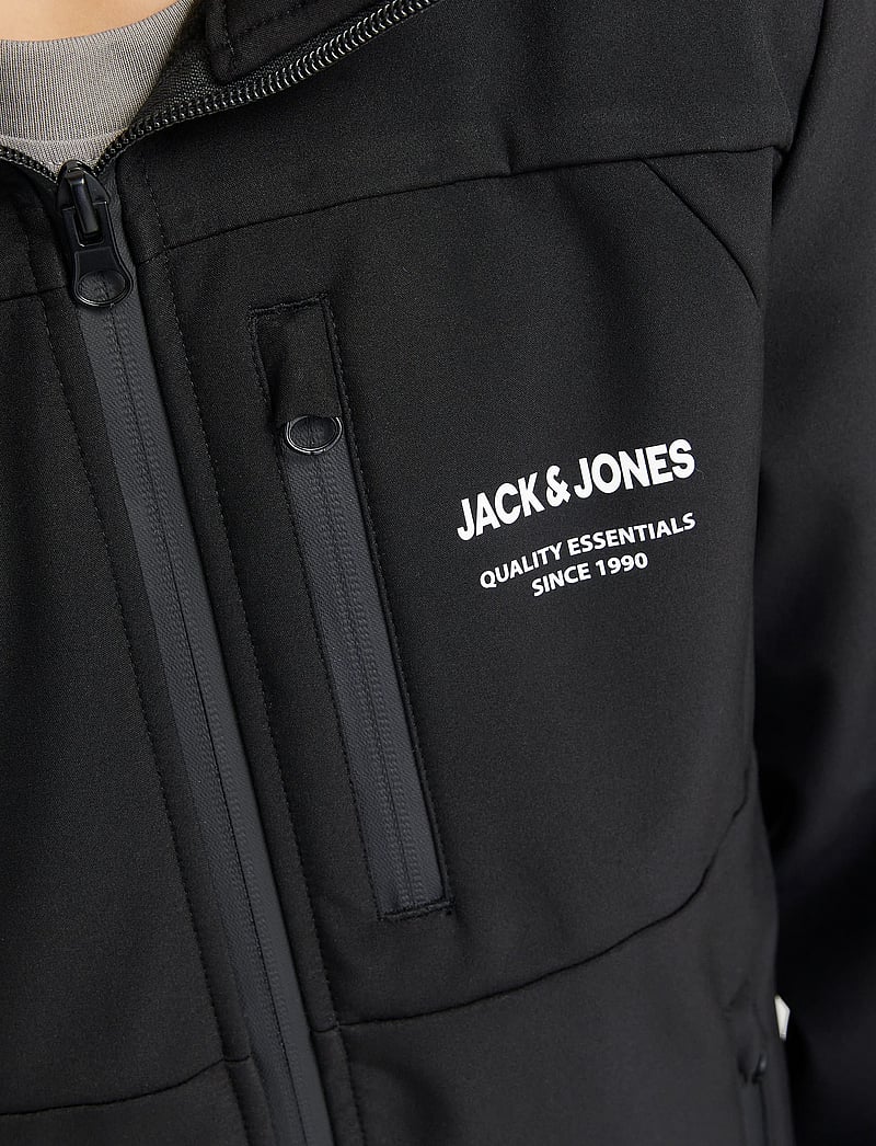 Jack & Jones - JJETHEO SOFTSHELL JACKET NOOS JNR - kurtki softshell - black - 5