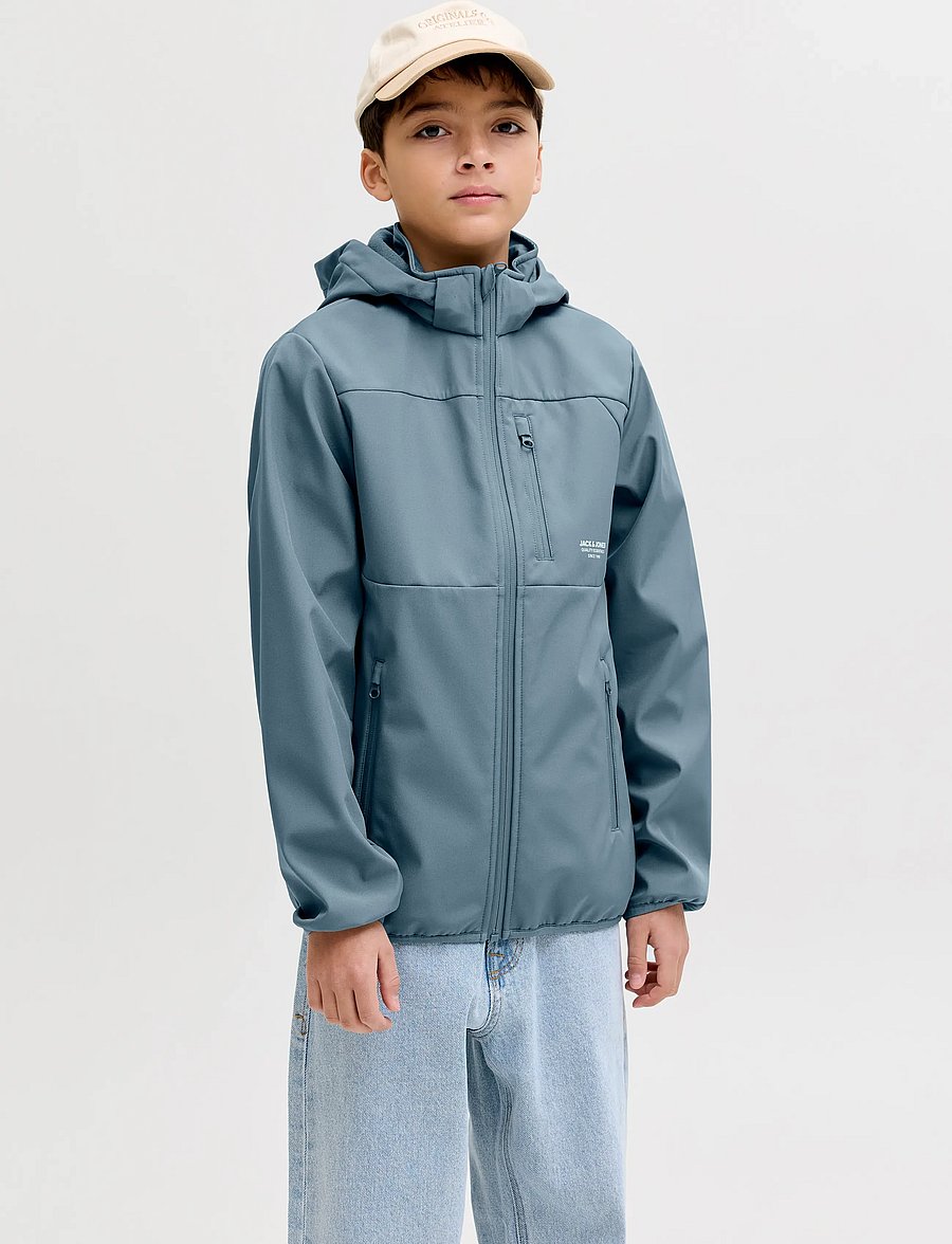 Jack & Jones - JJETHEO SOFTSHELL JACKET NOOS JNR - softshelljackor - blue mirage - 0