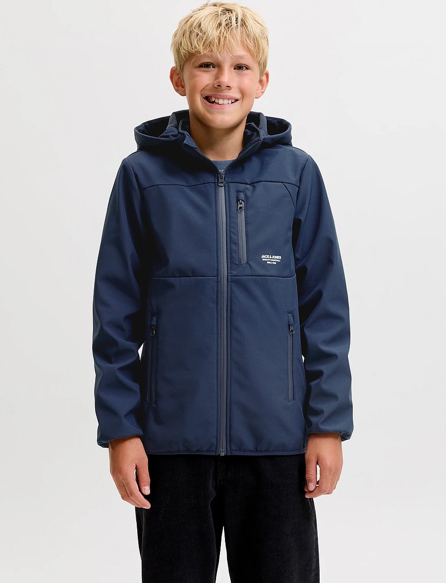 Jack & Jones - JJETHEO SOFTSHELL JACKET NOOS JNR - softshelljackor - sky captain - 0