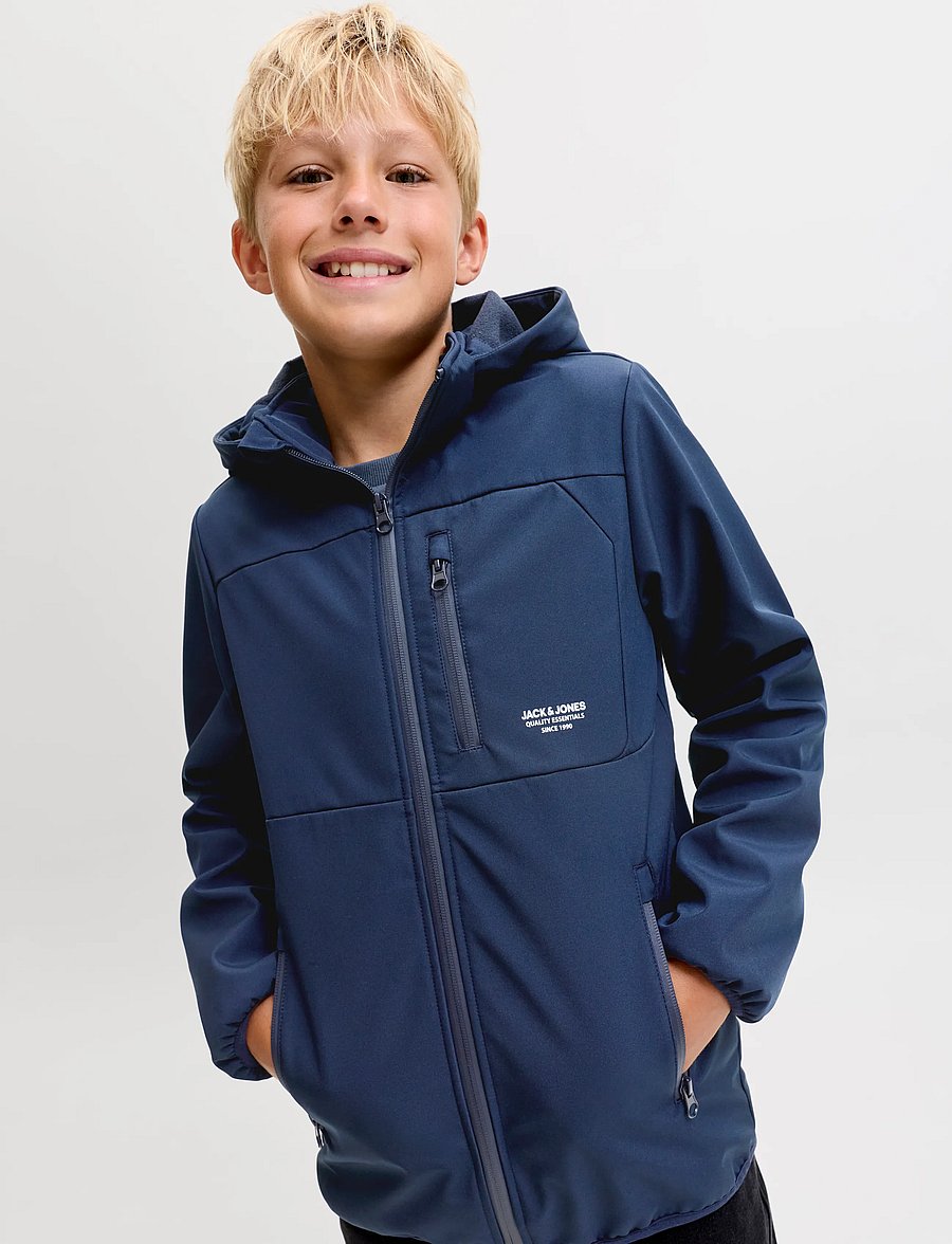 Jack & Jones - JJETHEO SOFTSHELL JACKET NOOS JNR - softshelljackor - sky captain - 5