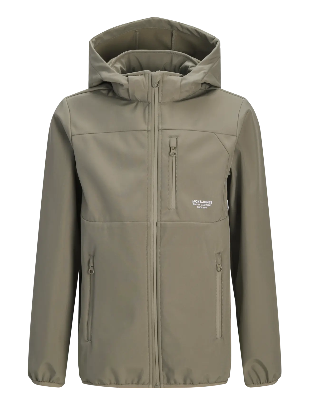 Jack & Jones JJETHEO SOFTSHELL JACKET NOOS JNR - Ytterkläder - VETIVER / khaki/green
