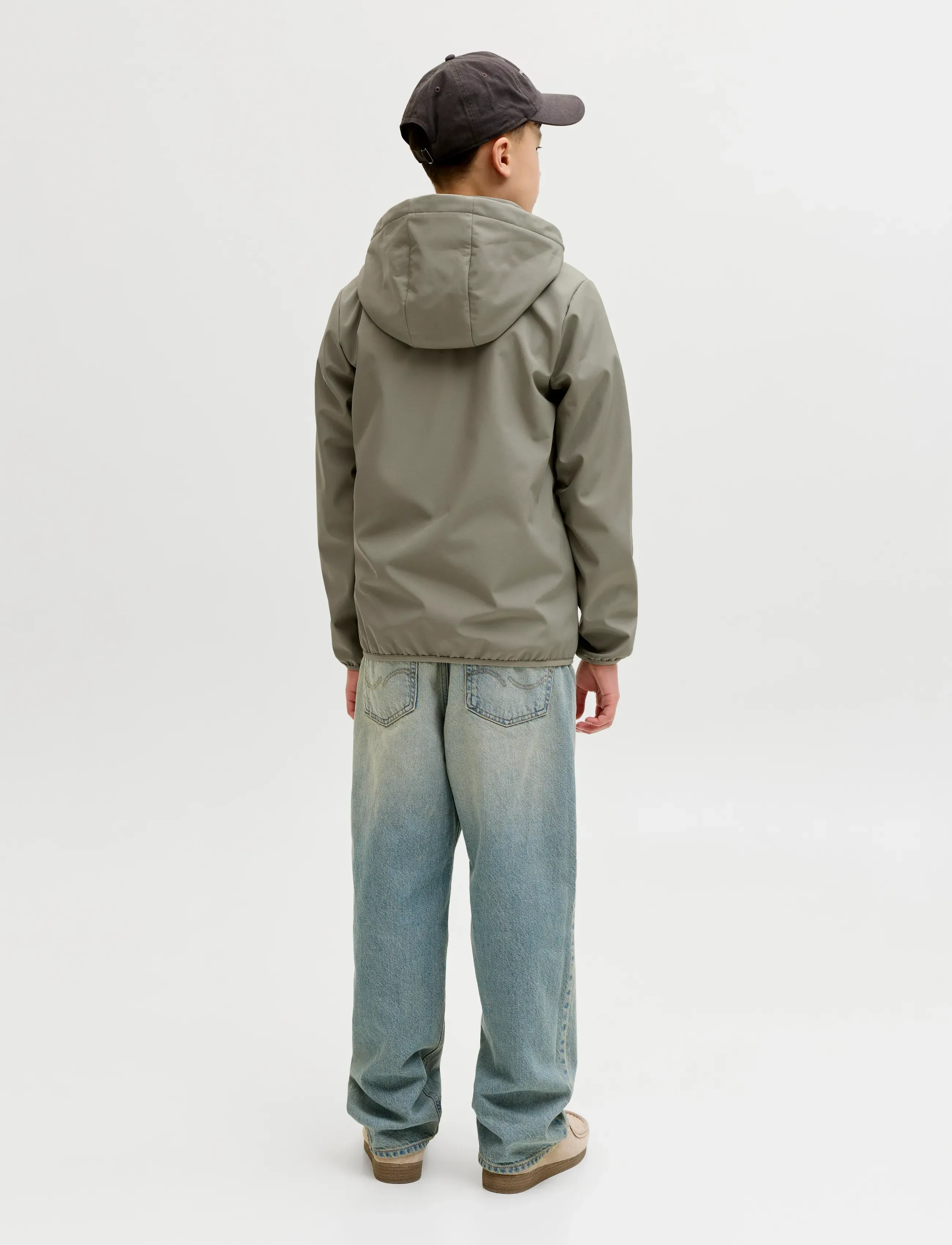 Jack & Jones - JJETHEO SOFTSHELL JACKET NOOS JNR - softshell jackets - vetiver - 2