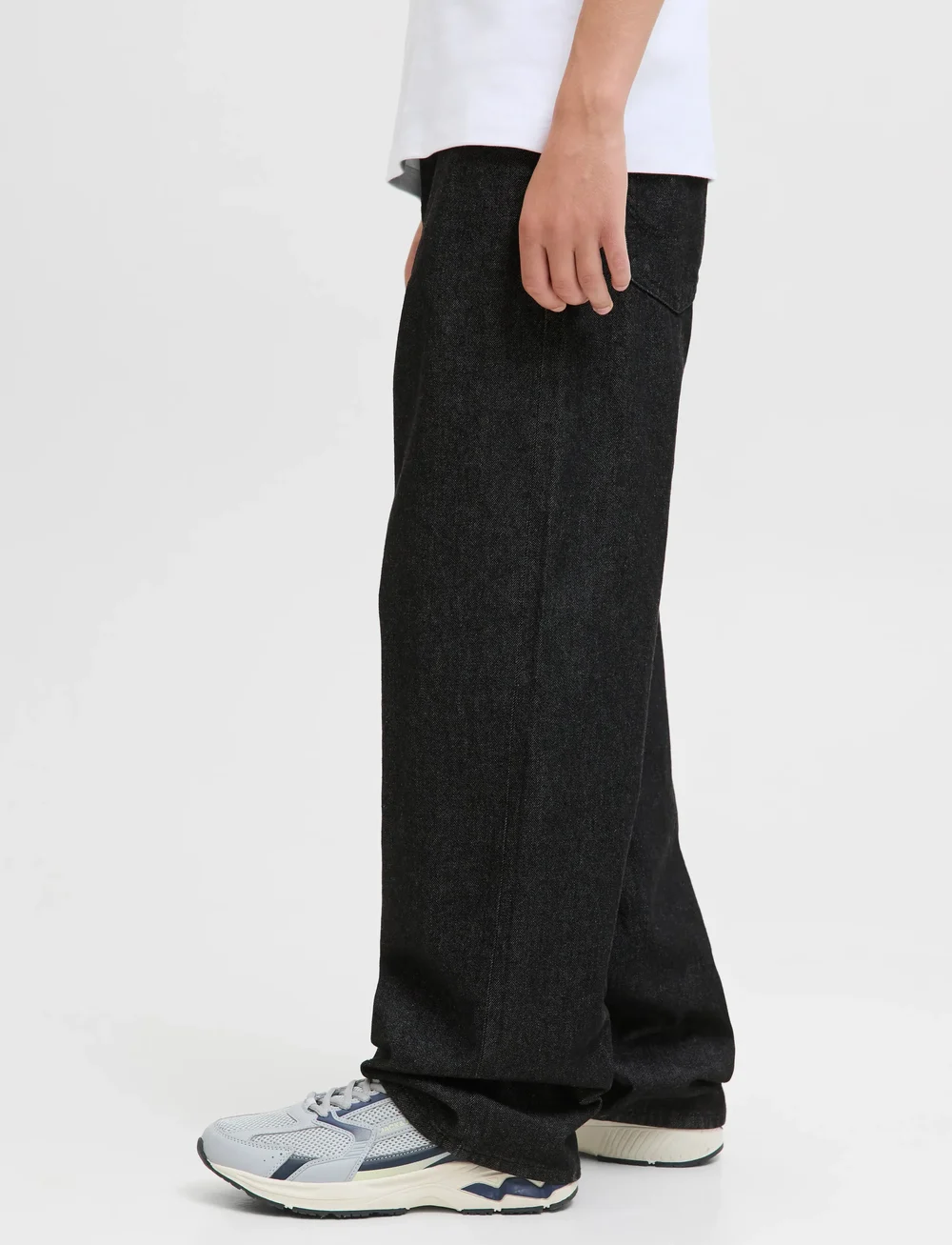 Jack & Jones - JJIALEX JJORIGINAL SQ 737 JNR - loose jeans - black denim - 5