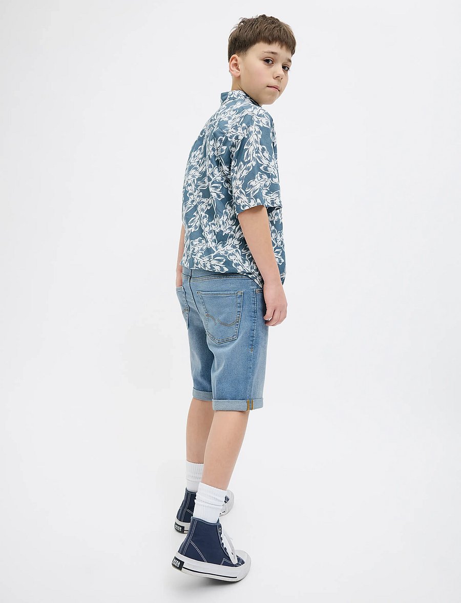 Jack & Jones - JJIRICK JJORIGINAL SHORTS AT 330 JNR - jeansowe szorty - blue denim - 5