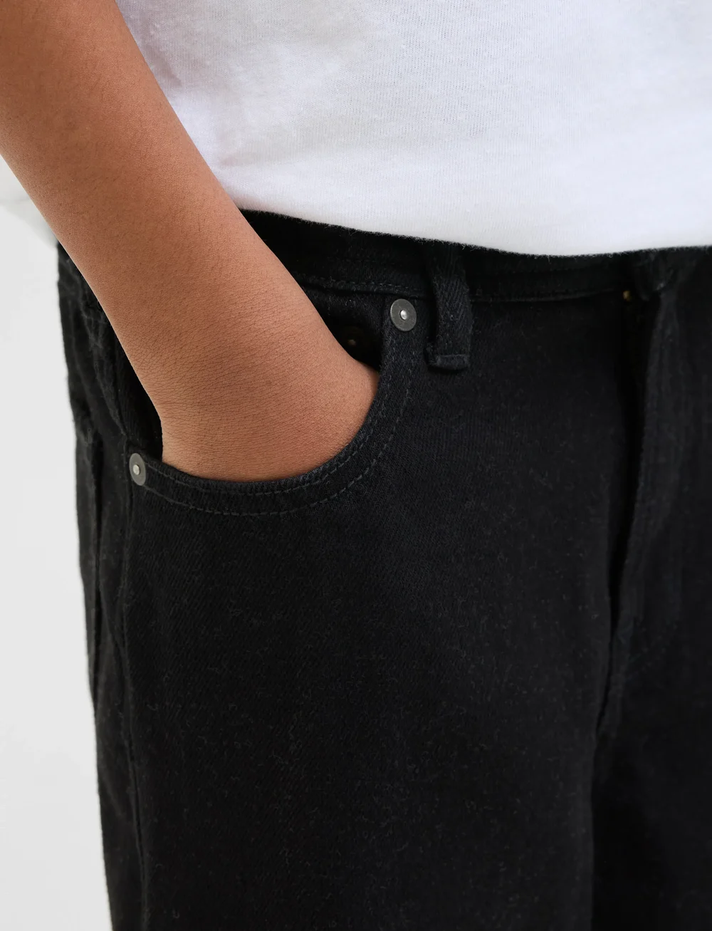 Jack & Jones - JJIALEX JJORIGINAL SQ 740 NOOS JNR - regular jeans - black denim - 4