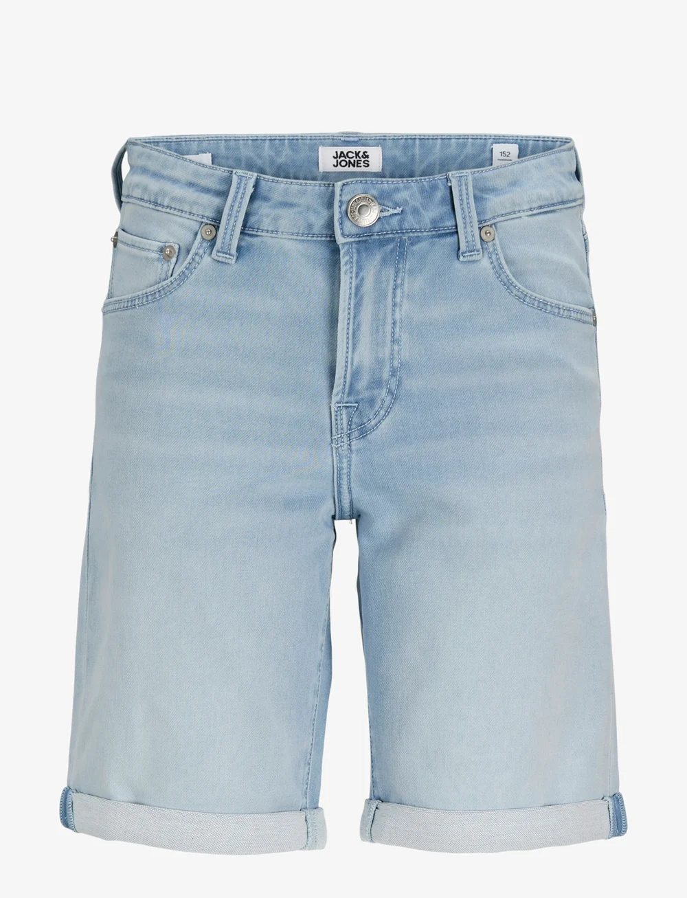 Jack & Jones - JJIRICK JJICON SHORTS GE 118 I.K SN JNR - jeansshorts - blue denim - 1