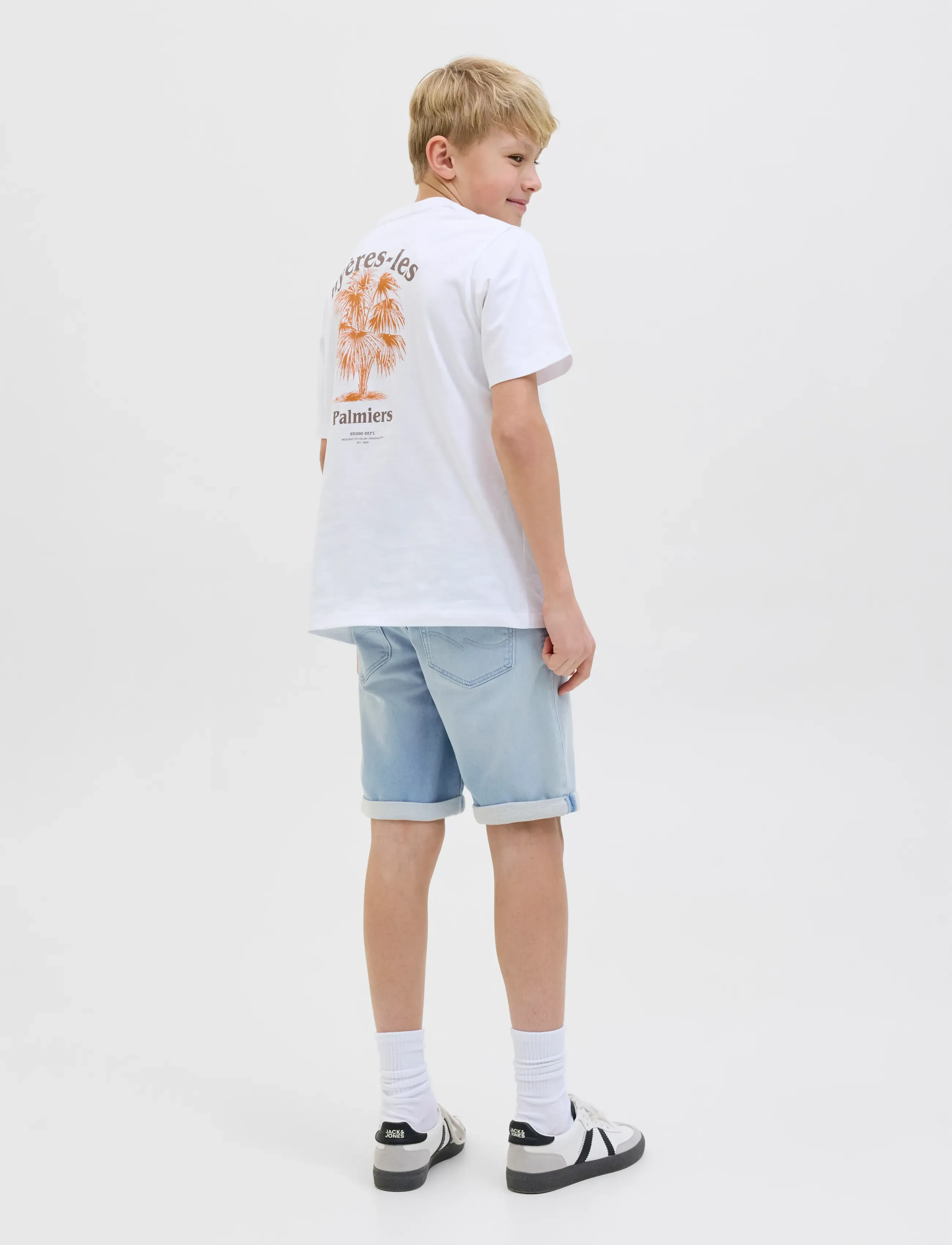 Jack & Jones - JJIRICK JJICON SHORTS GE 118 I.K SN JNR - short en jeans - blue denim - 3