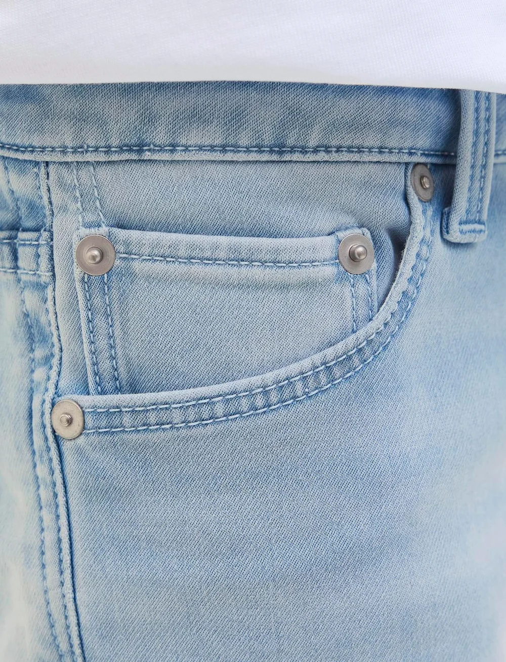 Jack & Jones - JJIRICK JJICON SHORTS GE 118 I.K SN JNR - jeansshorts - blue denim - 5