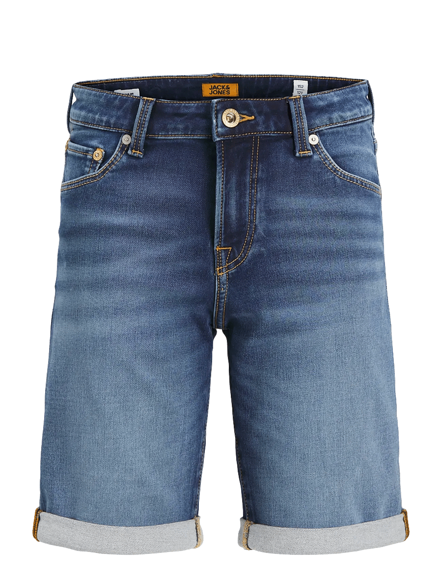 Jack & Jones - JJIRICK JJICON SHORTS GE 132 I.K SN JNR - short en jeans - blue denim - 1