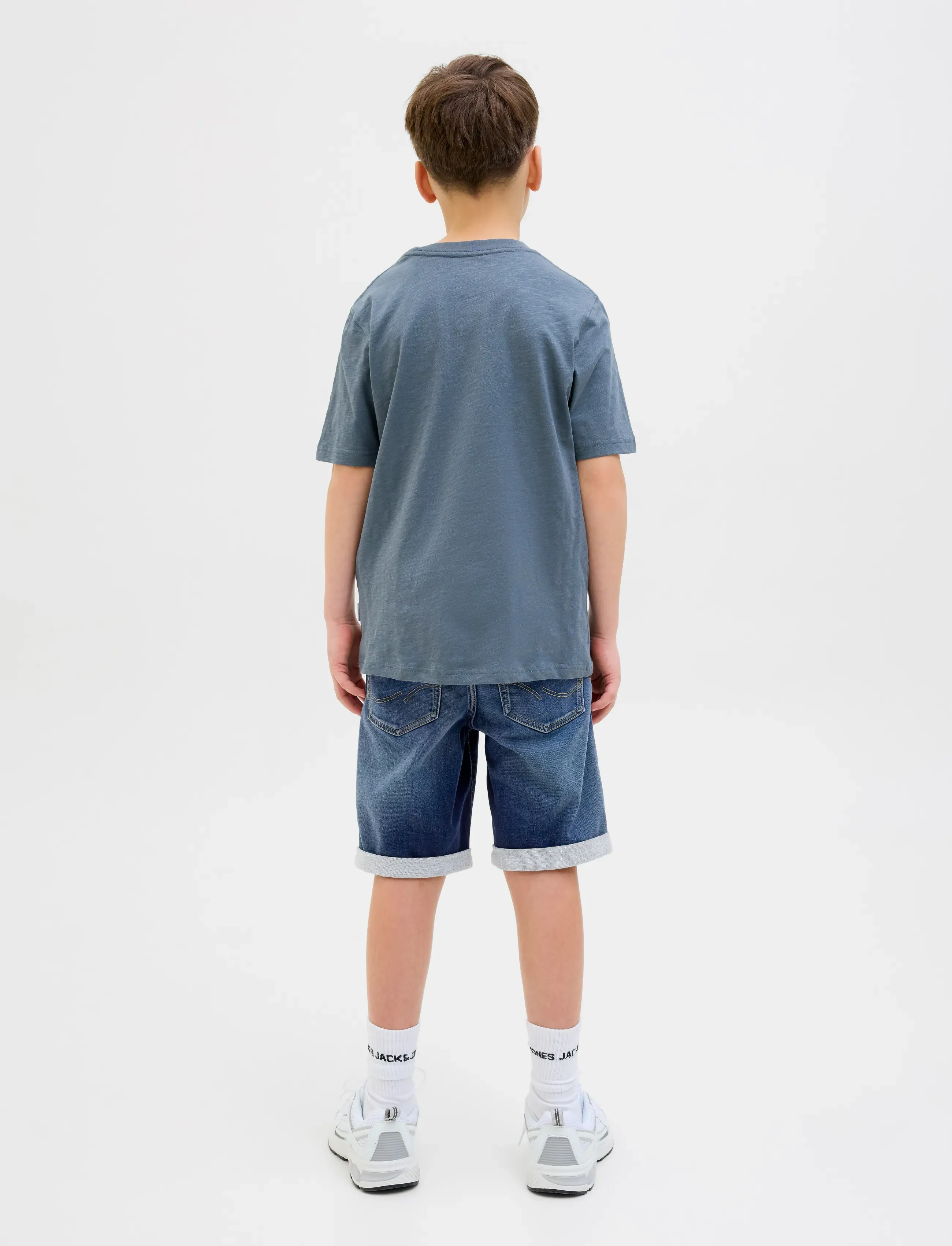 Jack & Jones - JJIRICK JJICON SHORTS GE 132 I.K SN JNR - short en jeans - blue denim - 3