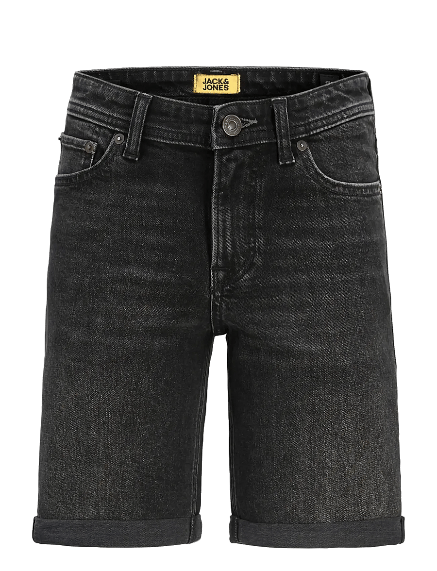 Jack & Jones - JJIRICK JJORIGINAL SHORTS AM 360 SN JNR - short en jeans - black denim - 1