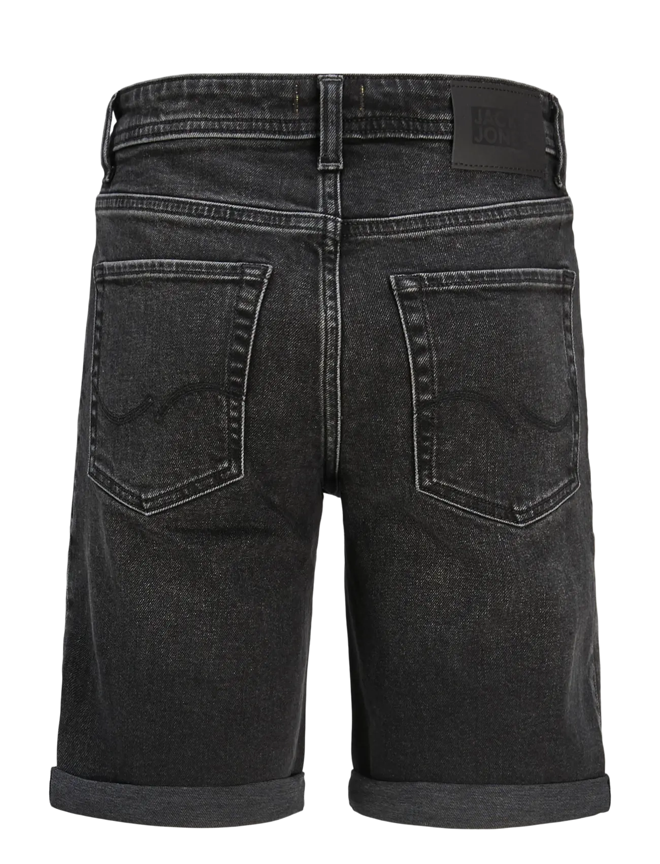 Jack & Jones - JJIRICK JJORIGINAL SHORTS AM 360 SN JNR - jeansshorts - black denim - 2