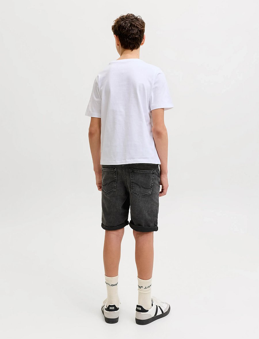 Jack & Jones - JJIRICK JJORIGINAL SHORTS AM 360 SN JNR - short en jeans - black denim - 3