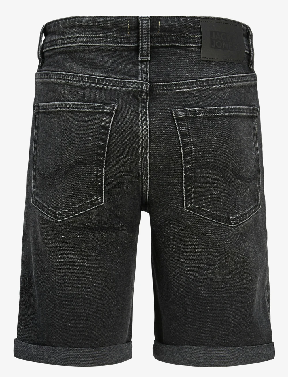 Jack & Jones - JJIRICK JJORIGINAL SHORTS AM 360 SN JNR - jeansshorts - black denim - 2
