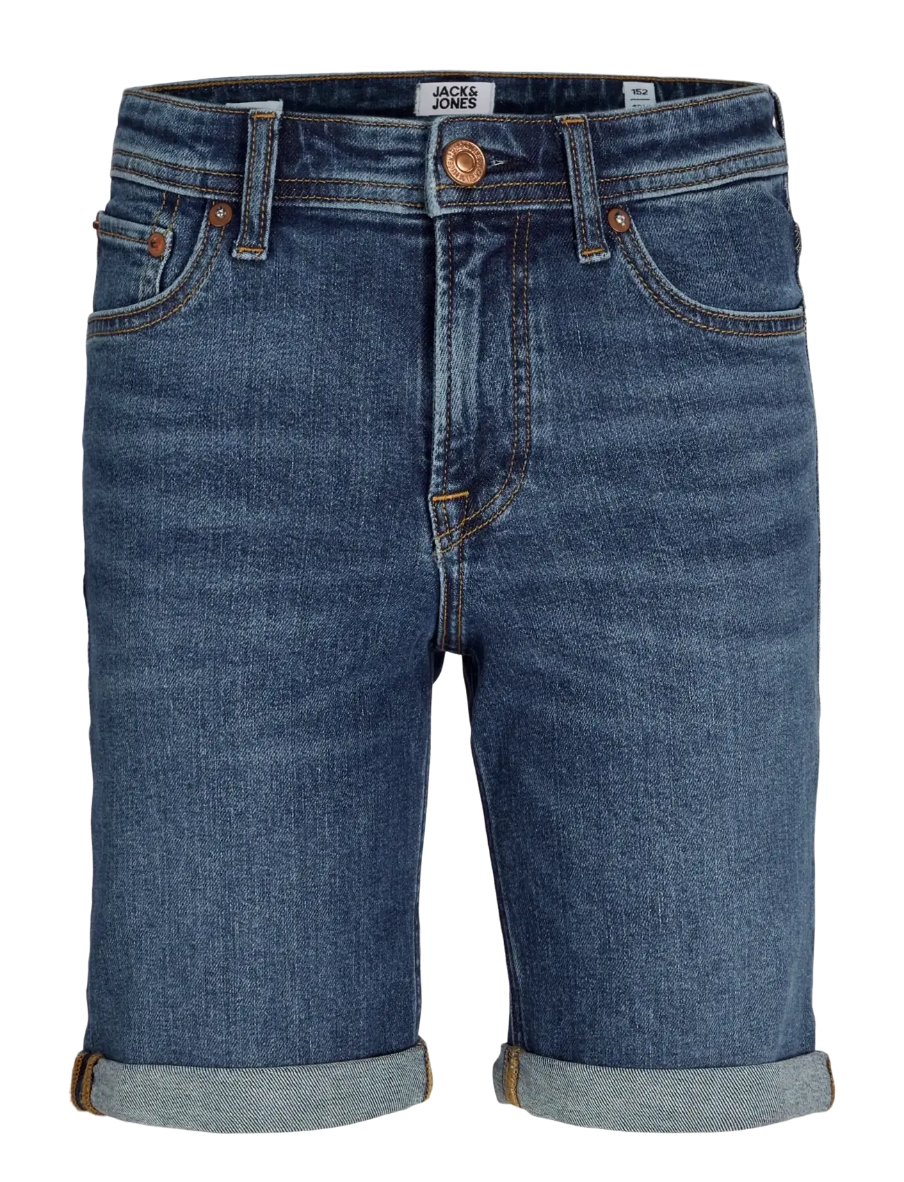 Jack & Jones JJIRICK JJORIGINAL SHORTS AM 360 SN JNR - Fatnaður - DARK BLUE DENIM / blue