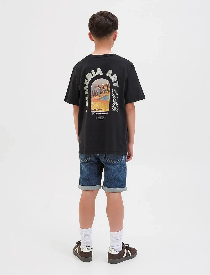 Jack & Jones - JJIRICK JJORIGINAL SHORTS AM 360 SN JNR - jeansshorts - dark blue denim - 5