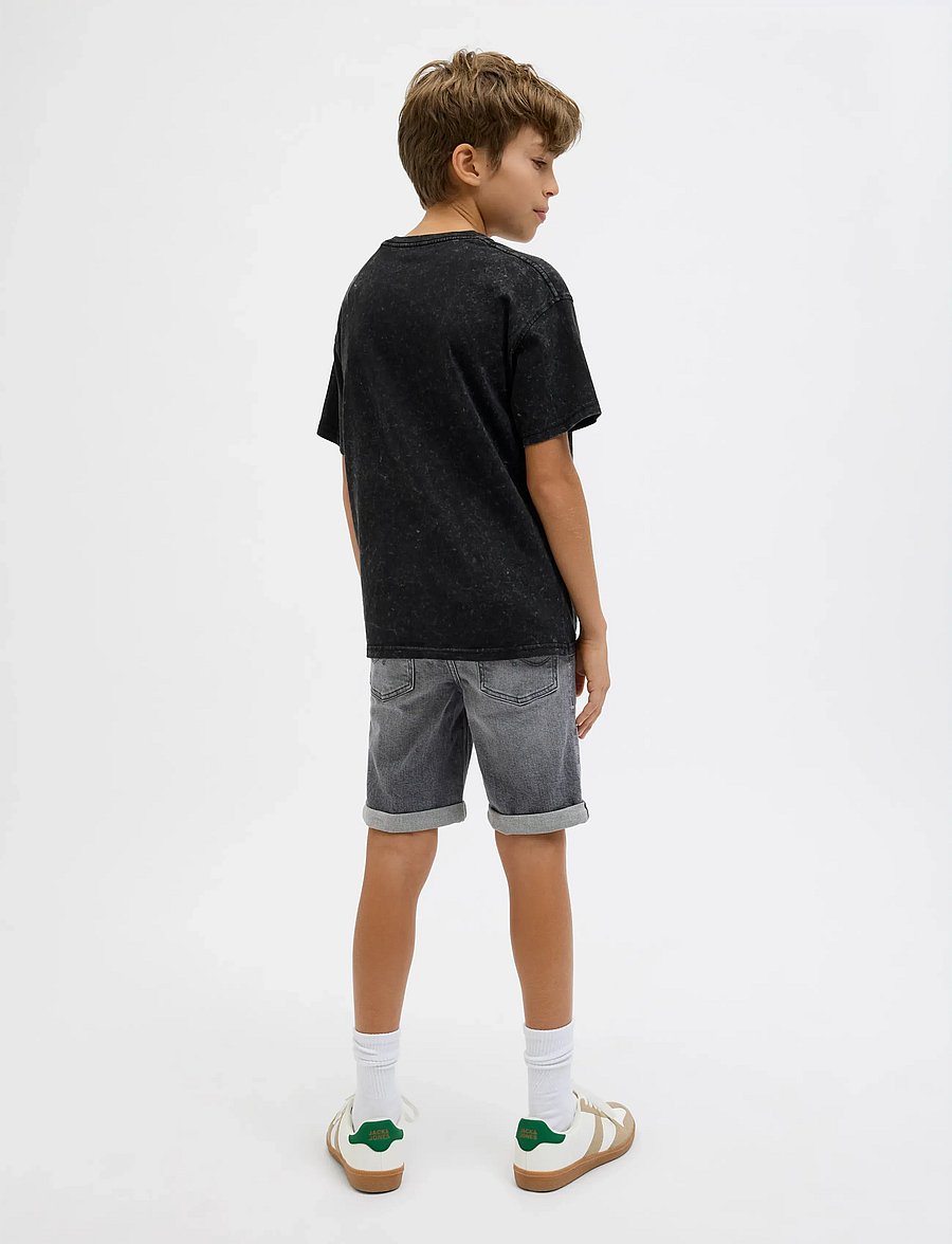 Jack & Jones - JJIRICK JJORIGINAL SHORTS AM 360 SN JNR - jeansshorts - grey denim - 3