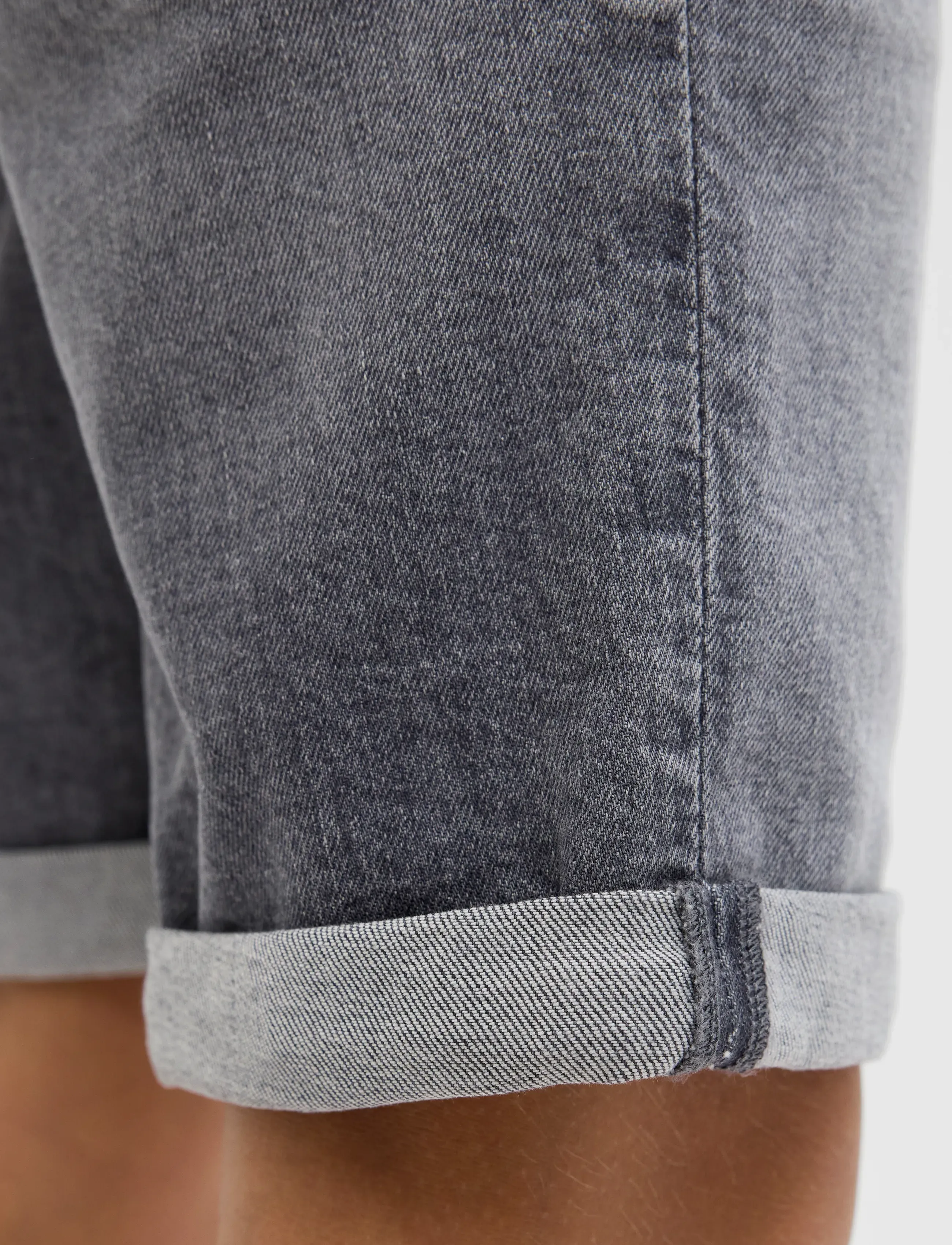 Jack & Jones - JJIRICK JJORIGINAL SHORTS AM 360 SN JNR - jeansshorts - grey denim - 5